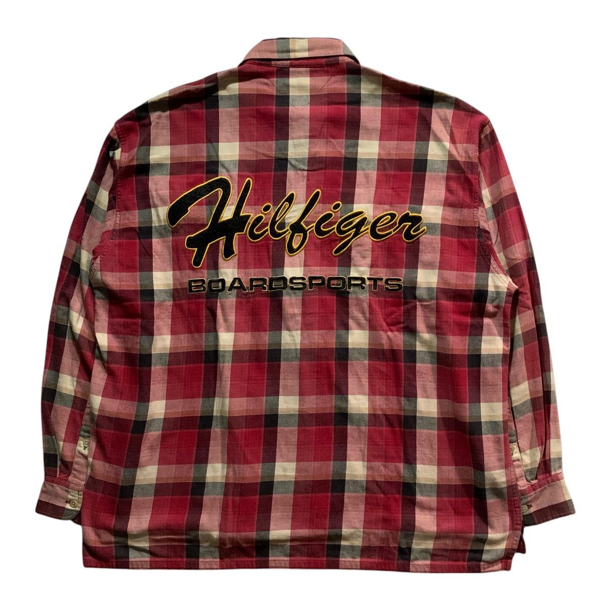 Tommy Hilfiger × Vintage Vintage Tommy Hilfiger Flanel Size US XL / EU 56 / 4 - 2 Thumbnail