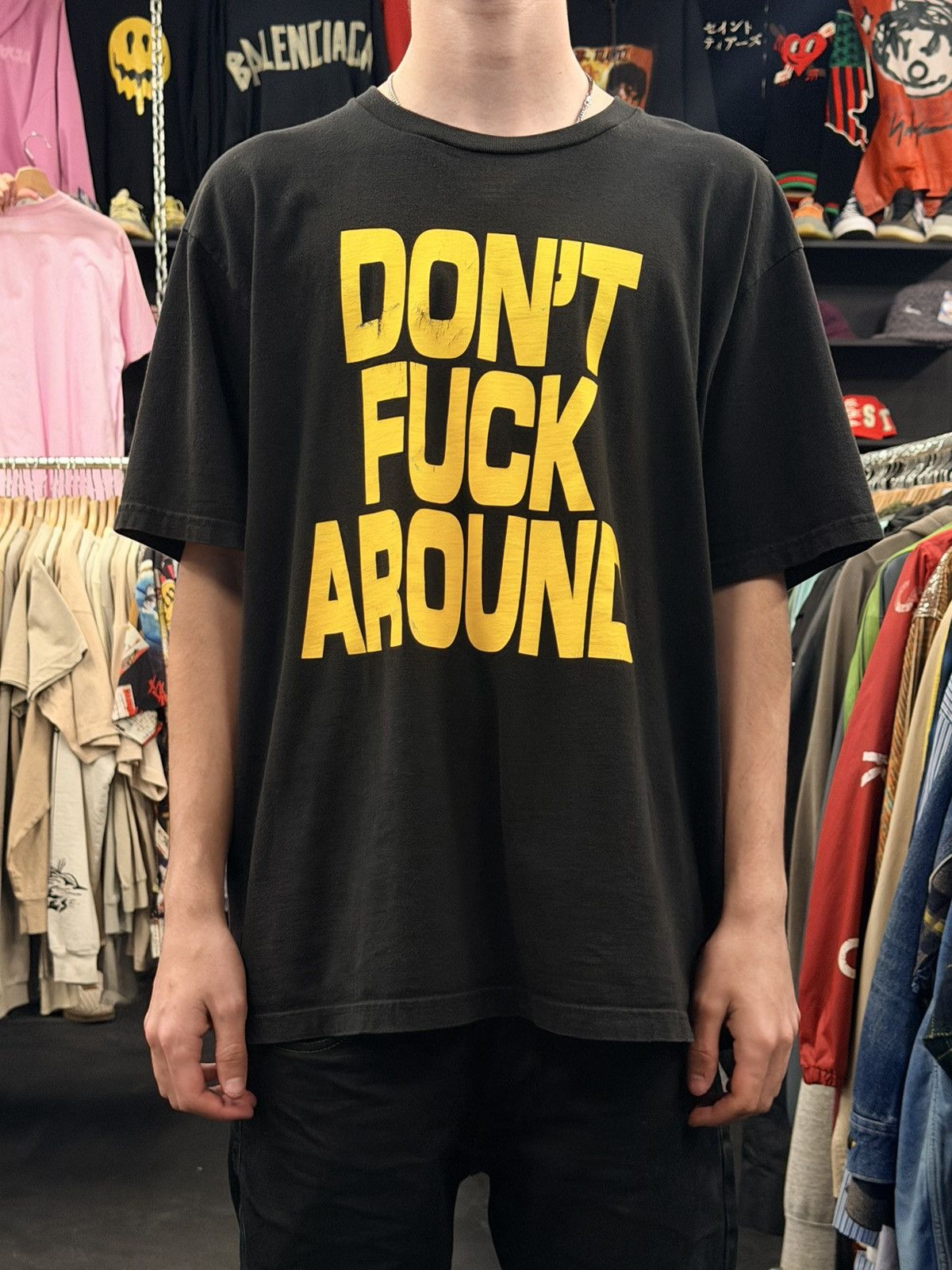Supreme Supreme Dont F Around Tee Size US XL / EU 56 / 4 - 1 Thumbnail