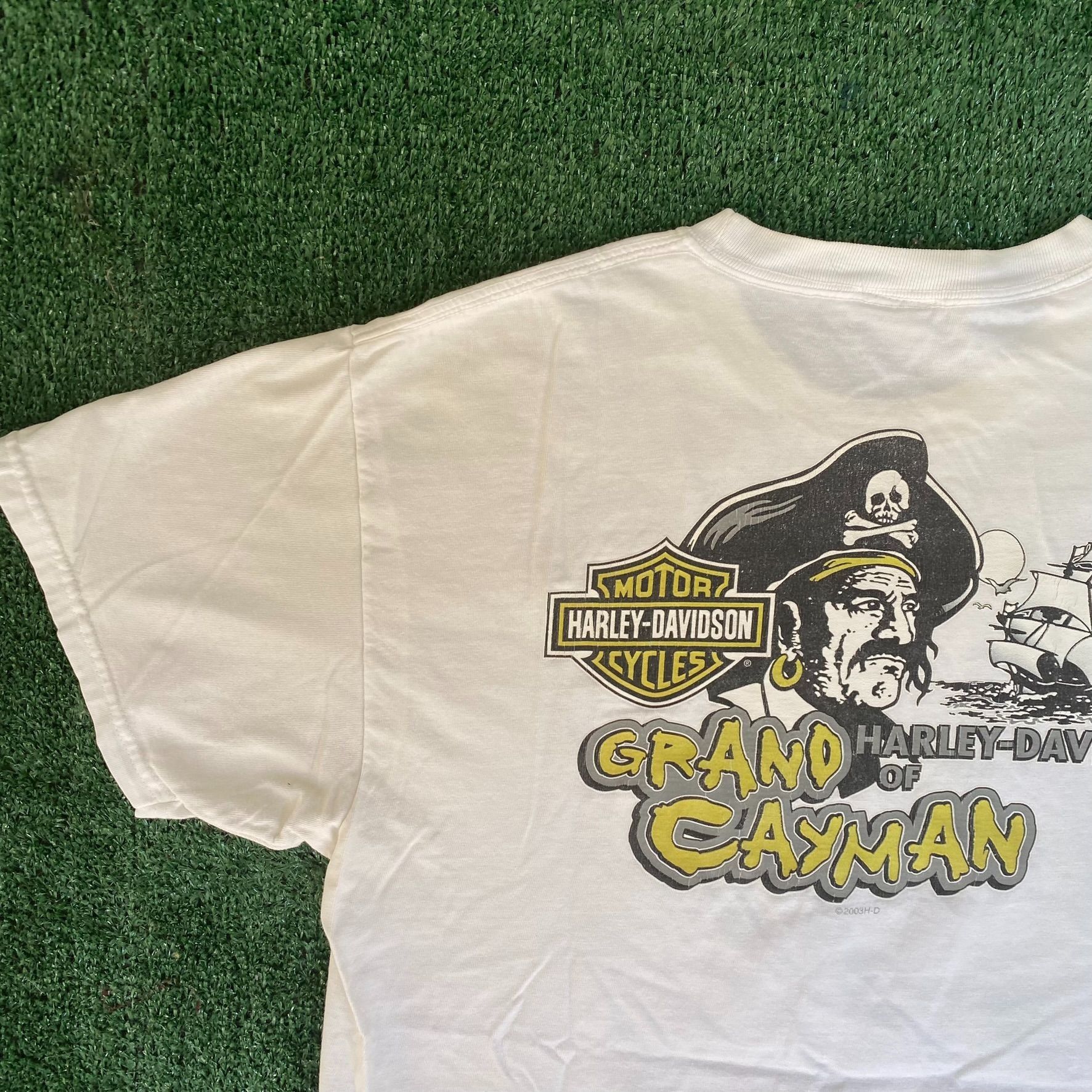 Harley Davidson Vintage Y2K Harley Davidson Shirt Pirate Punk Biker Tee Size US L / EU 52-54 / 3 - 7 Thumbnail