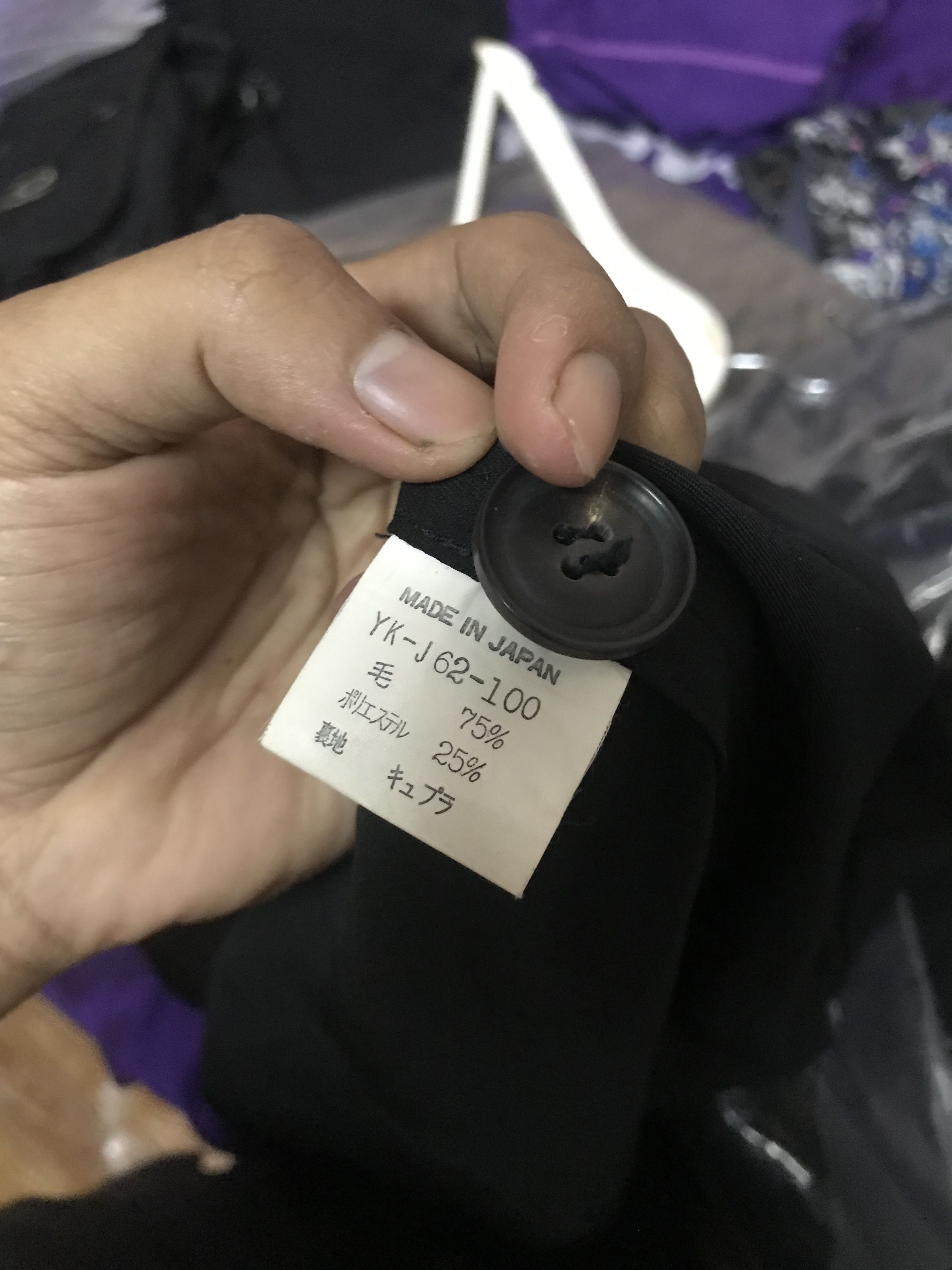 Japanese Brand × Y's × Yohji Yamamoto Ys Yohji Yamamoto Black Coat Size M / US 6-8 / IT 42-44 - 4 Thumbnail