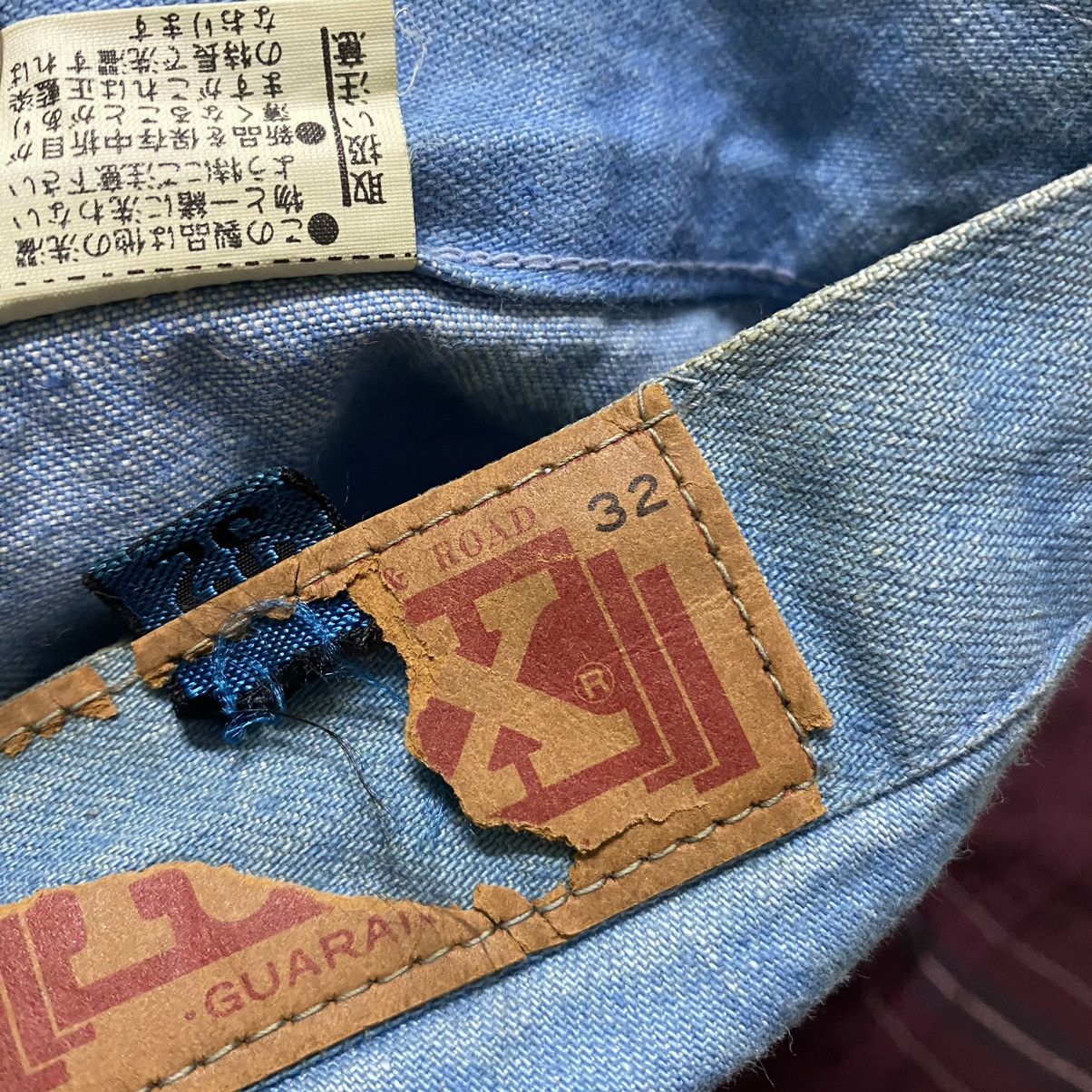 Vintage Japanese Brand ROX Denim Bell bottom Jeans Size US 30 / EU 46 - 20 Thumbnail