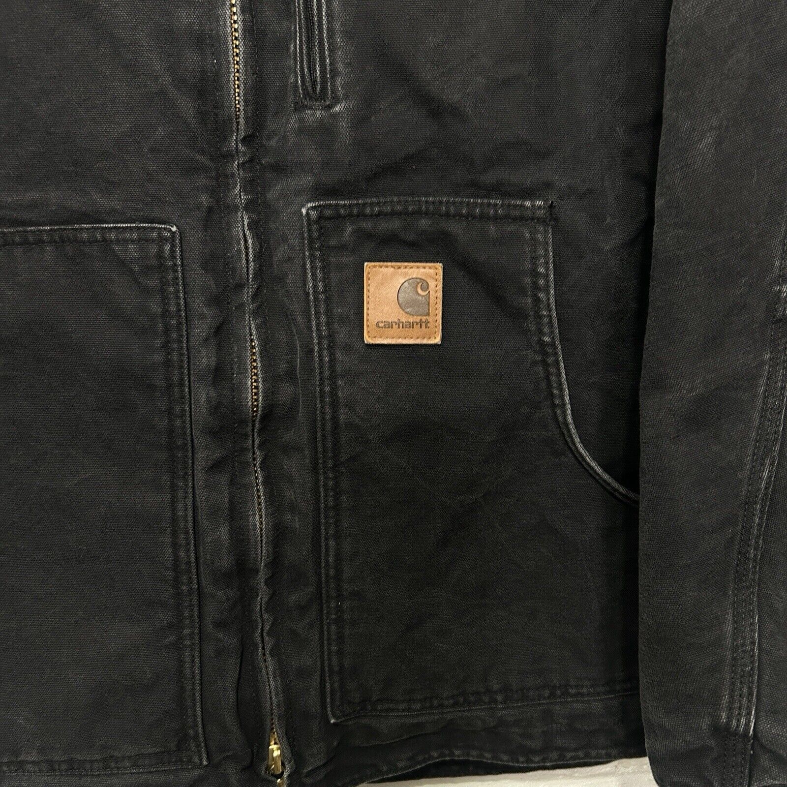 Carhartt Vintage Carhartt Sherpa-Lined Ridge Coat “Black” C61 BLK Size US XL / EU 56 / 4 - 4 Thumbnail