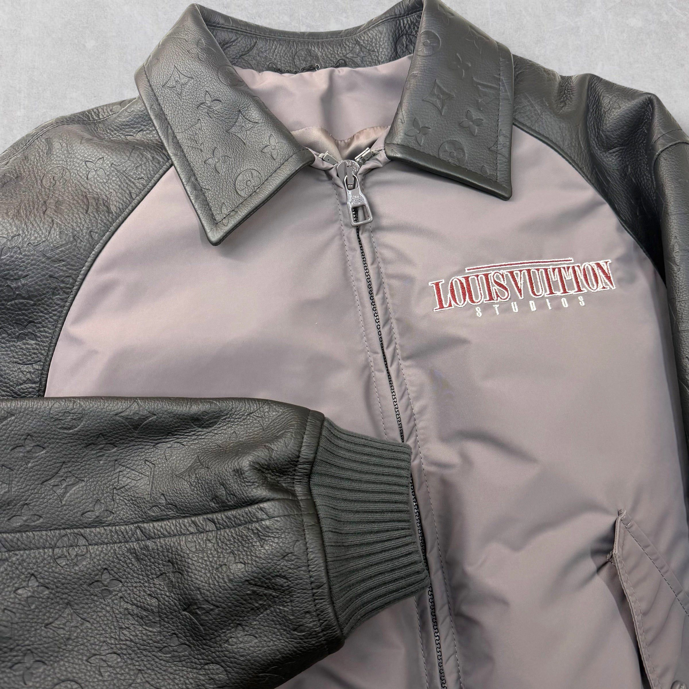 Louis Vuitton Louis Vuitton Leather and Nylon Film Studios Blouson 48 (L) Size US L / EU 52-54 / 3 - 3 Thumbnail