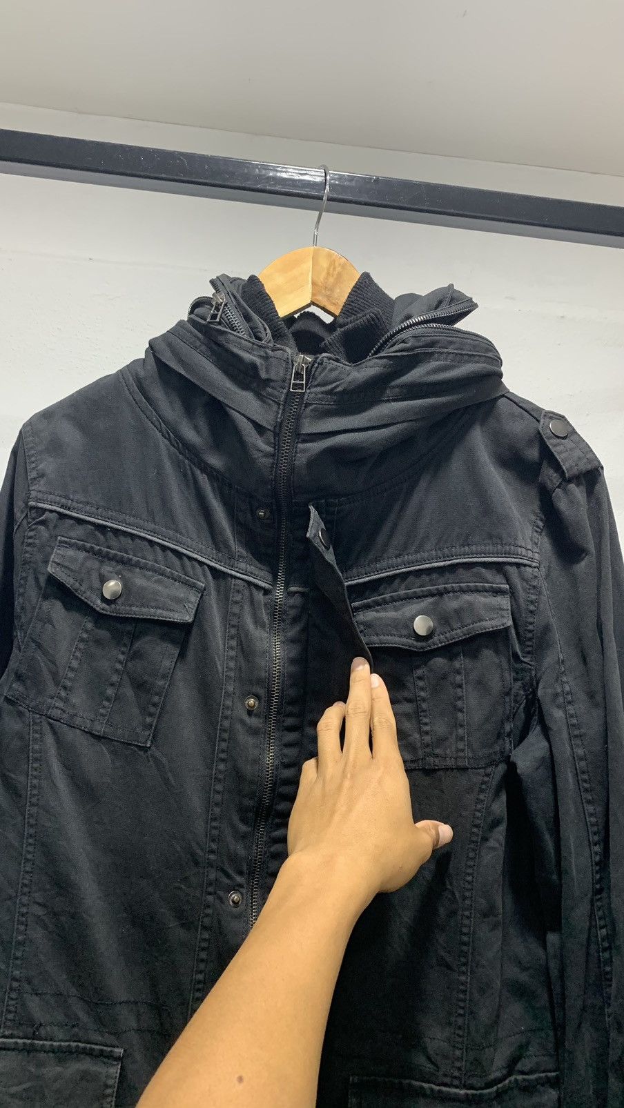Japanese Brand CLONE DEVGRIJ PUNK JACKET MILITARY 90s Size US L / EU 52-54 / 3 - 11 Thumbnail