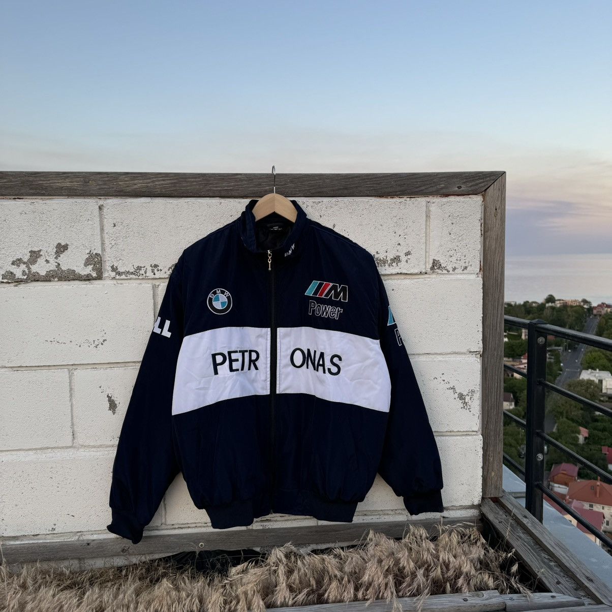 BMW Vintage BMW M-Power Petronas racing jacket Size US XL / EU 56 / 4 - 1 Thumbnail