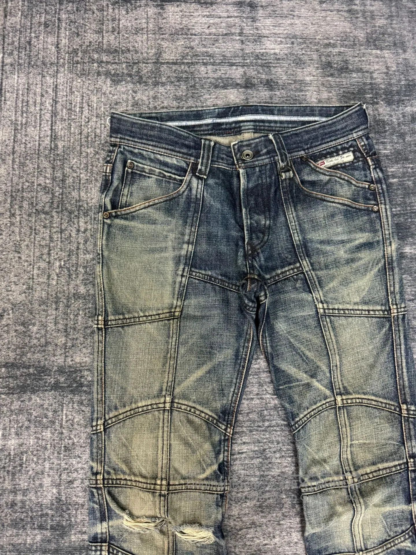 Vintage Vintage NICOLE CLUB Japanese Washed Retro Blue Jeans. Size US 31 - 3 Thumbnail
