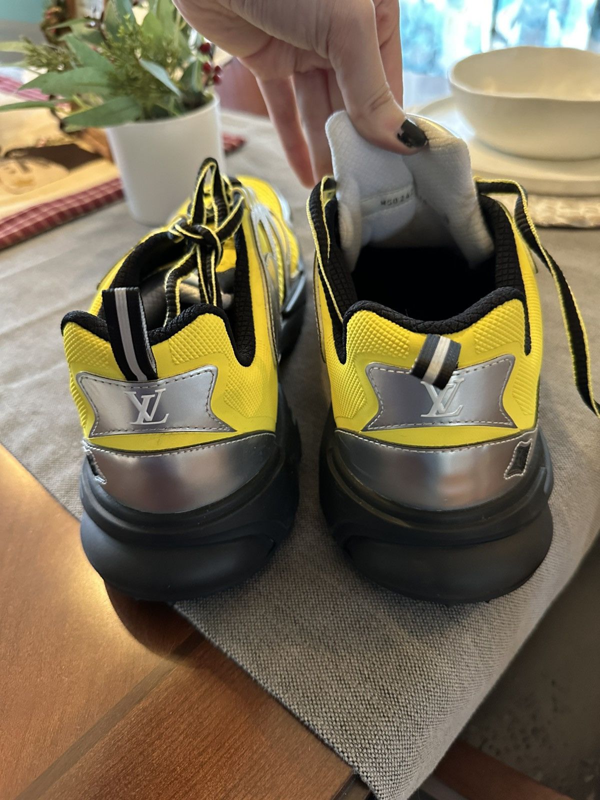 Louis Vuitton Louis Vuitton Tatic Sneakers - Yellow Size US 10 / EU 43 - 4 Thumbnail