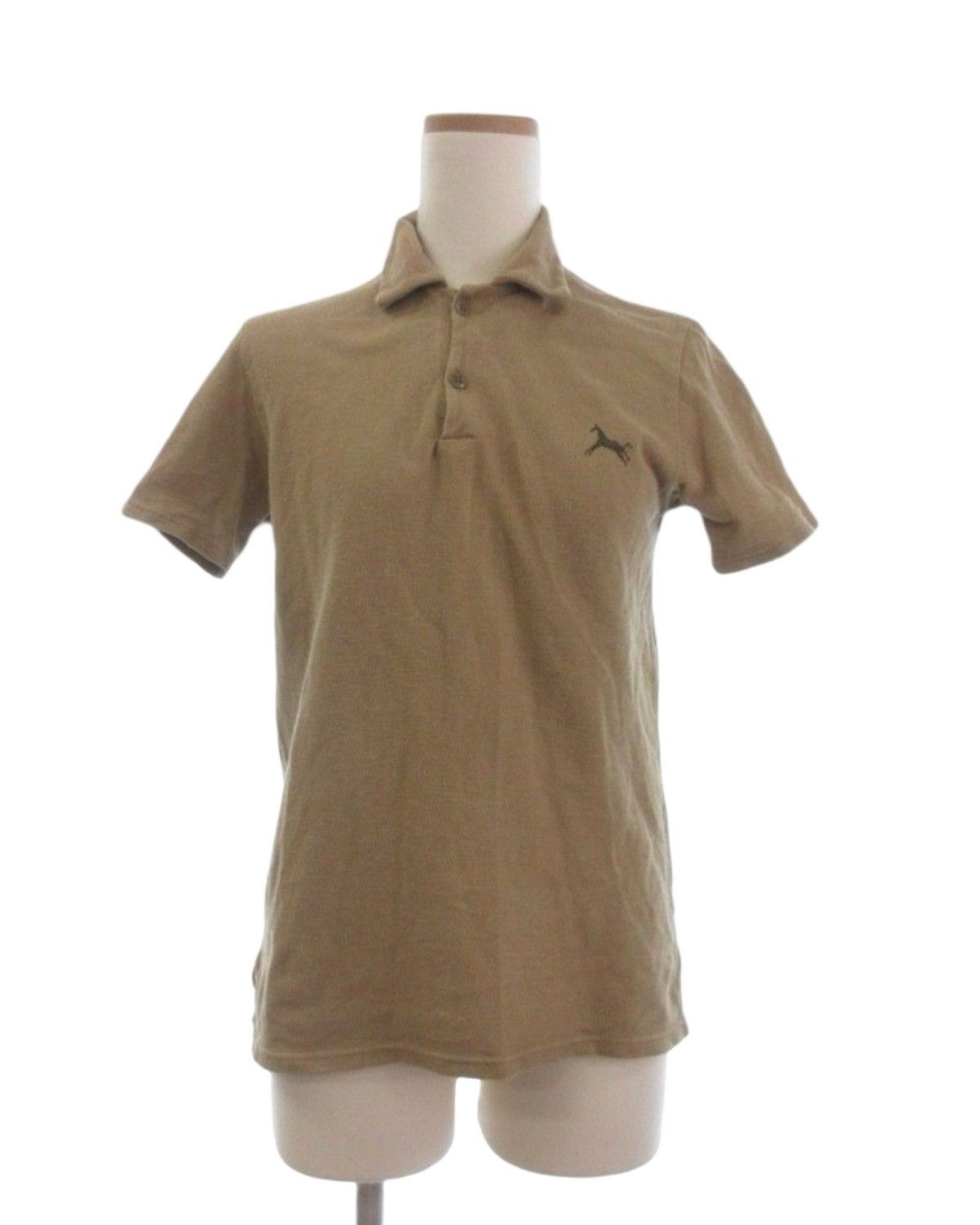 Horse Embroidery Cotton Polo T-Shirt