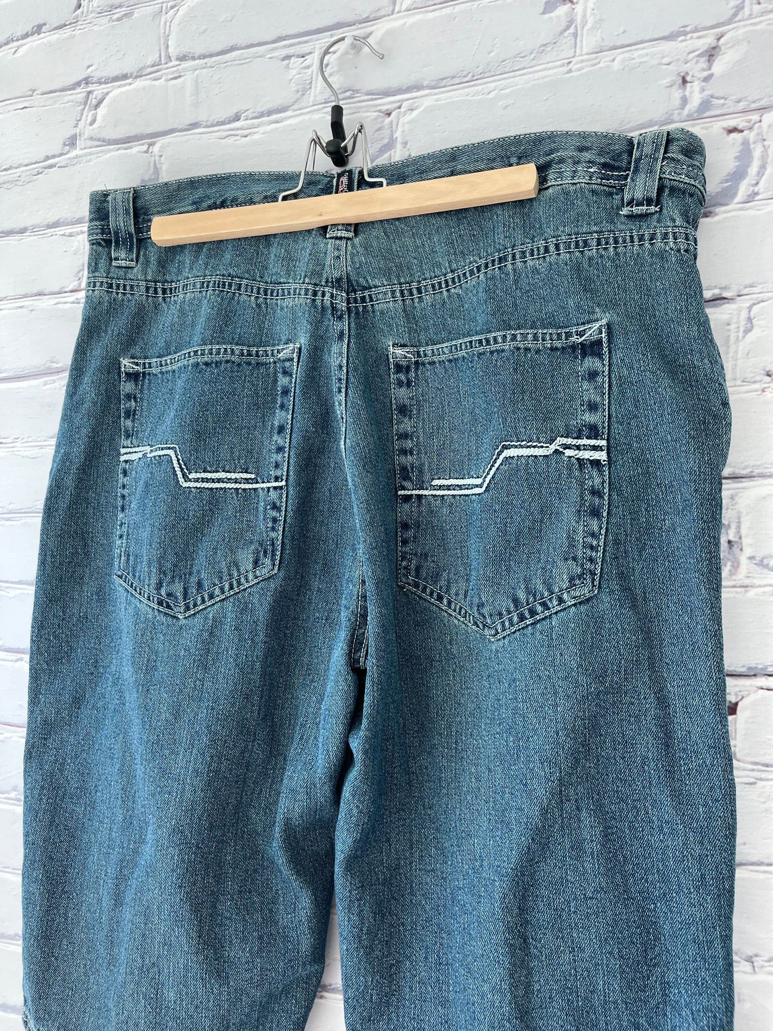 Vintage Vintage Moto Jeans Denim Shorts Size US 34 / EU 50 - 2 Thumbnail