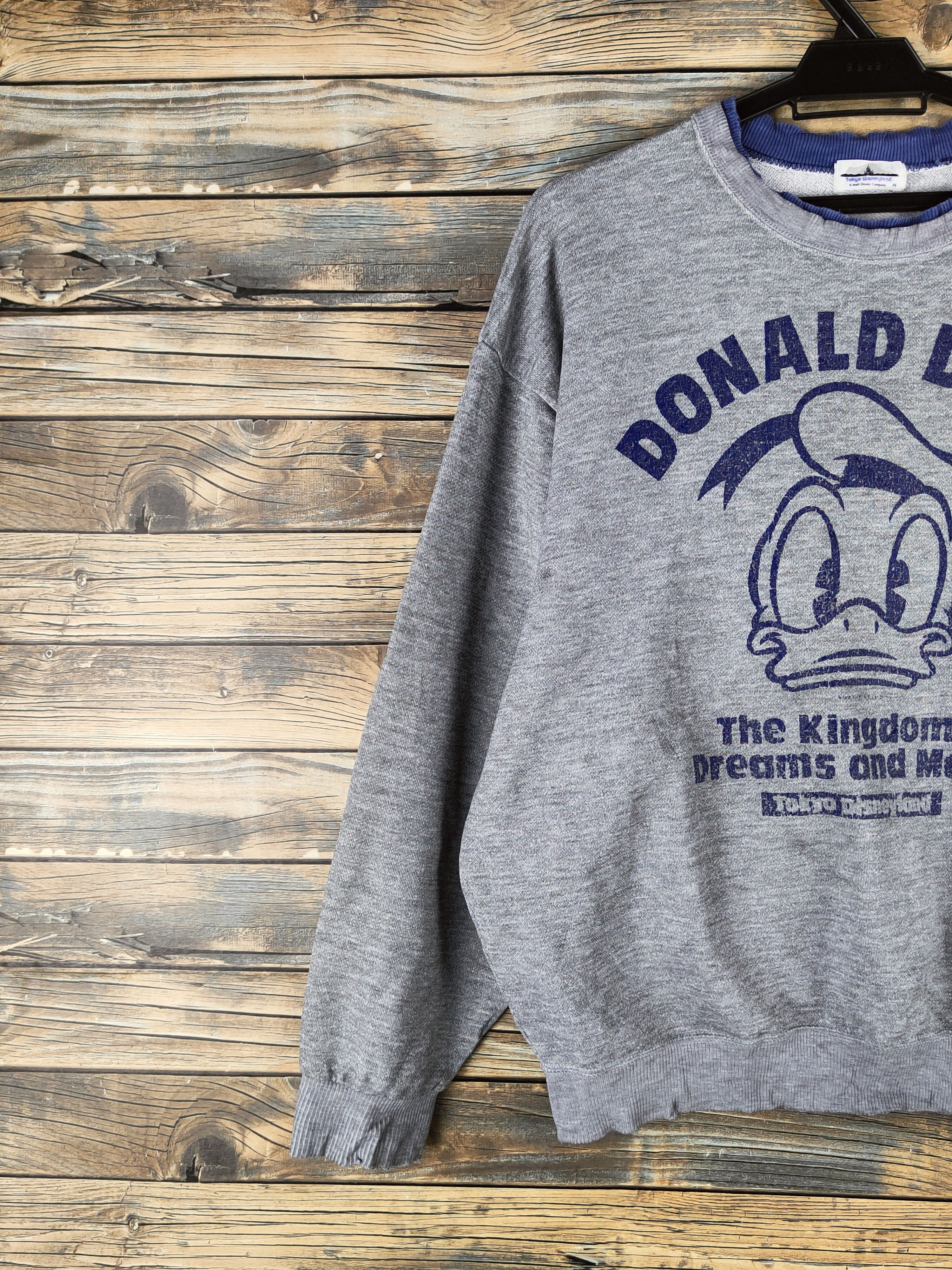 Disney Vintage Walt Disney Gray Donald Duck Sweatshirts Size US M / EU 48-50 / 2 - 3 Thumbnail