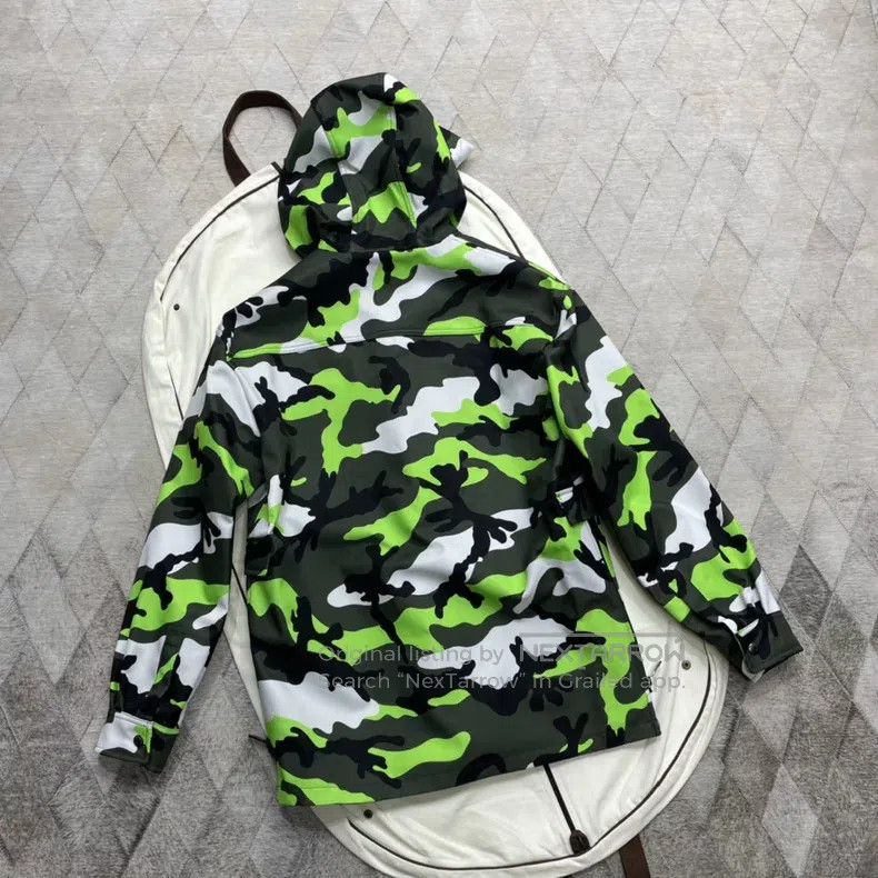 Valentino Valentino Army green camouflage parka trench coat Size US M / EU 48-50 / 2 - 2 Thumbnail