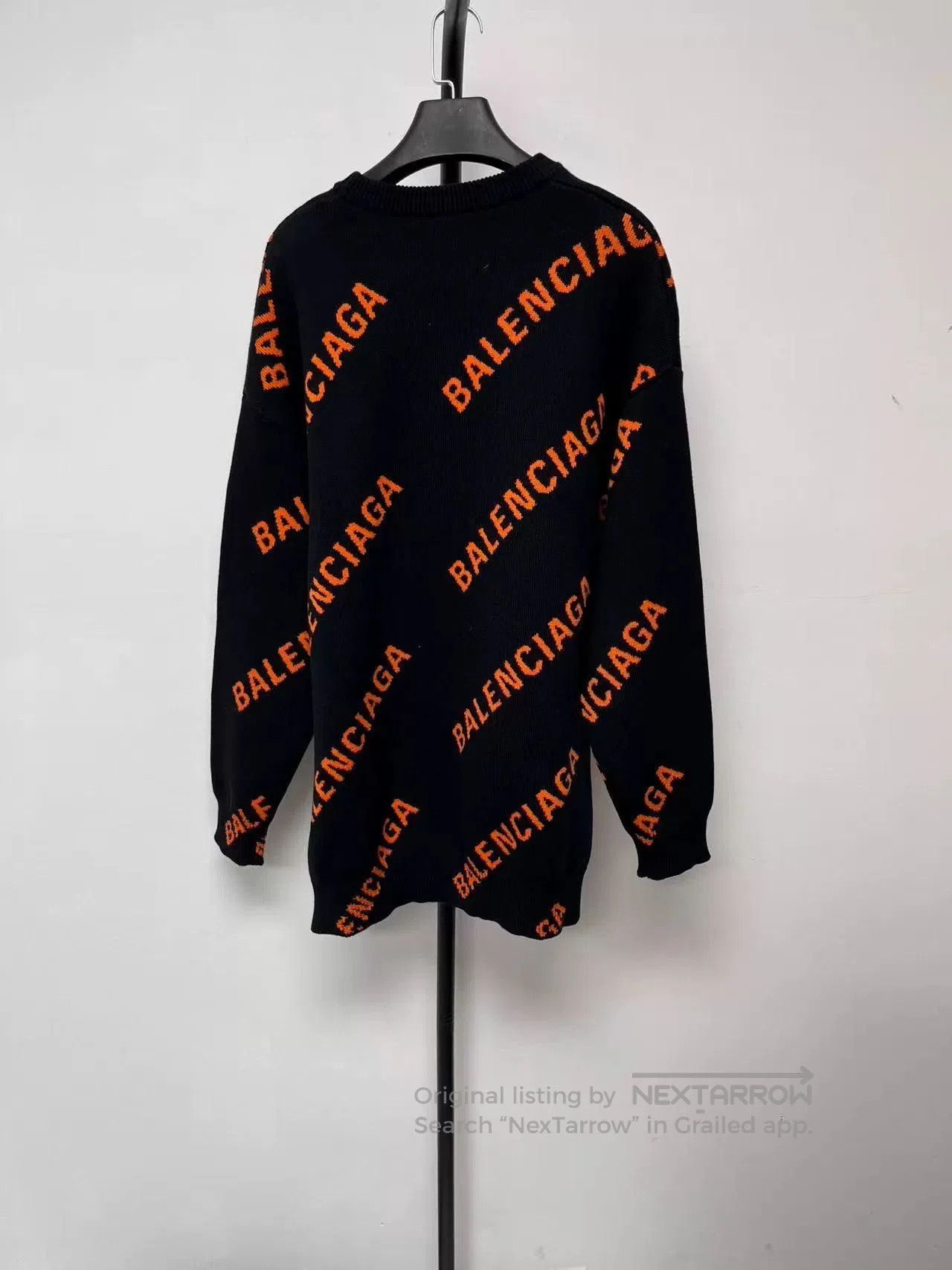 Balenciaga balenciaga logo long sleeve sweater. Size XS / US 0-2 / IT 36-38 - 2 Thumbnail