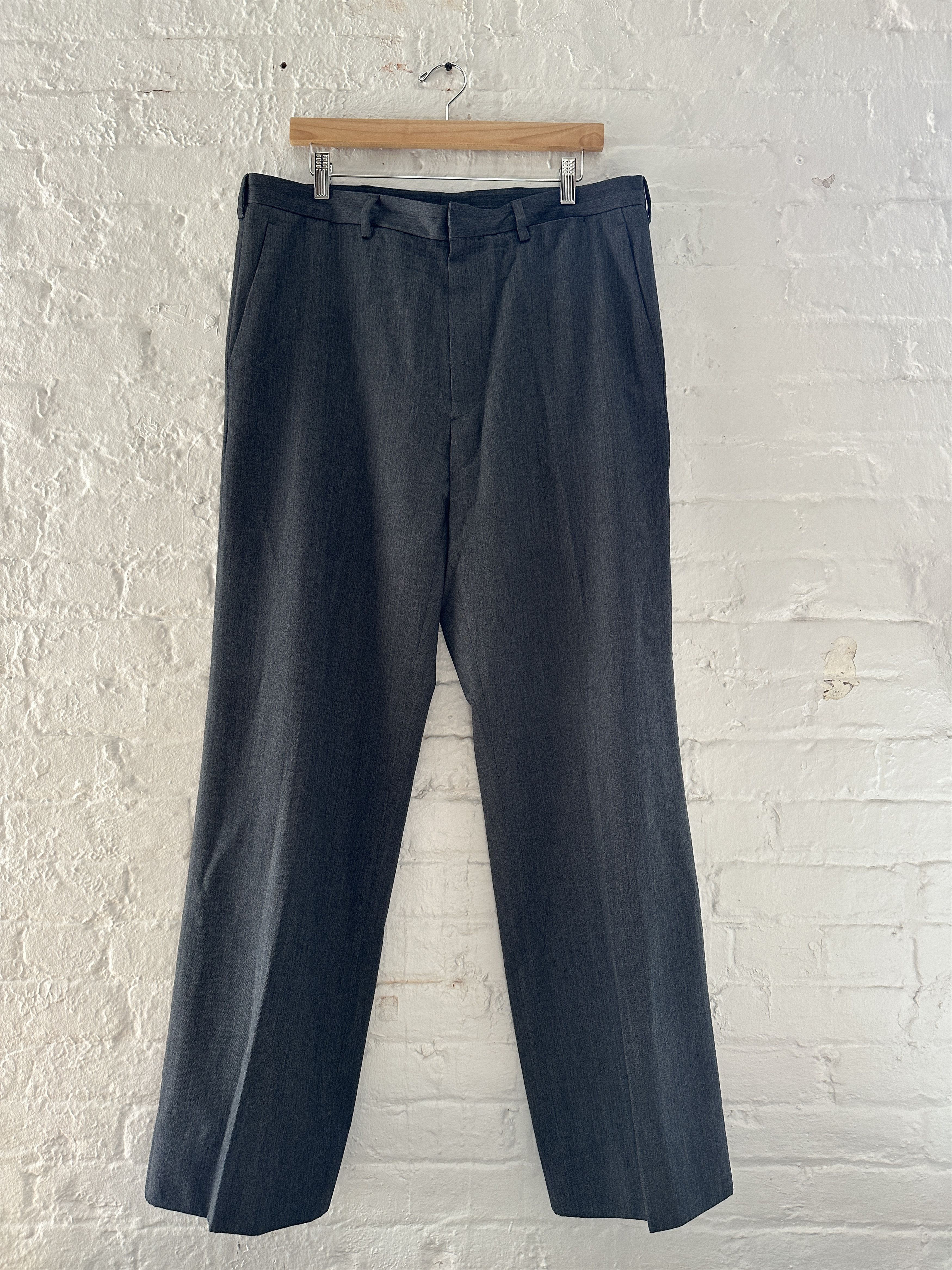 Prada Prada by Raf Simons 2024 Pleated Wide Wool Pants | Grailed