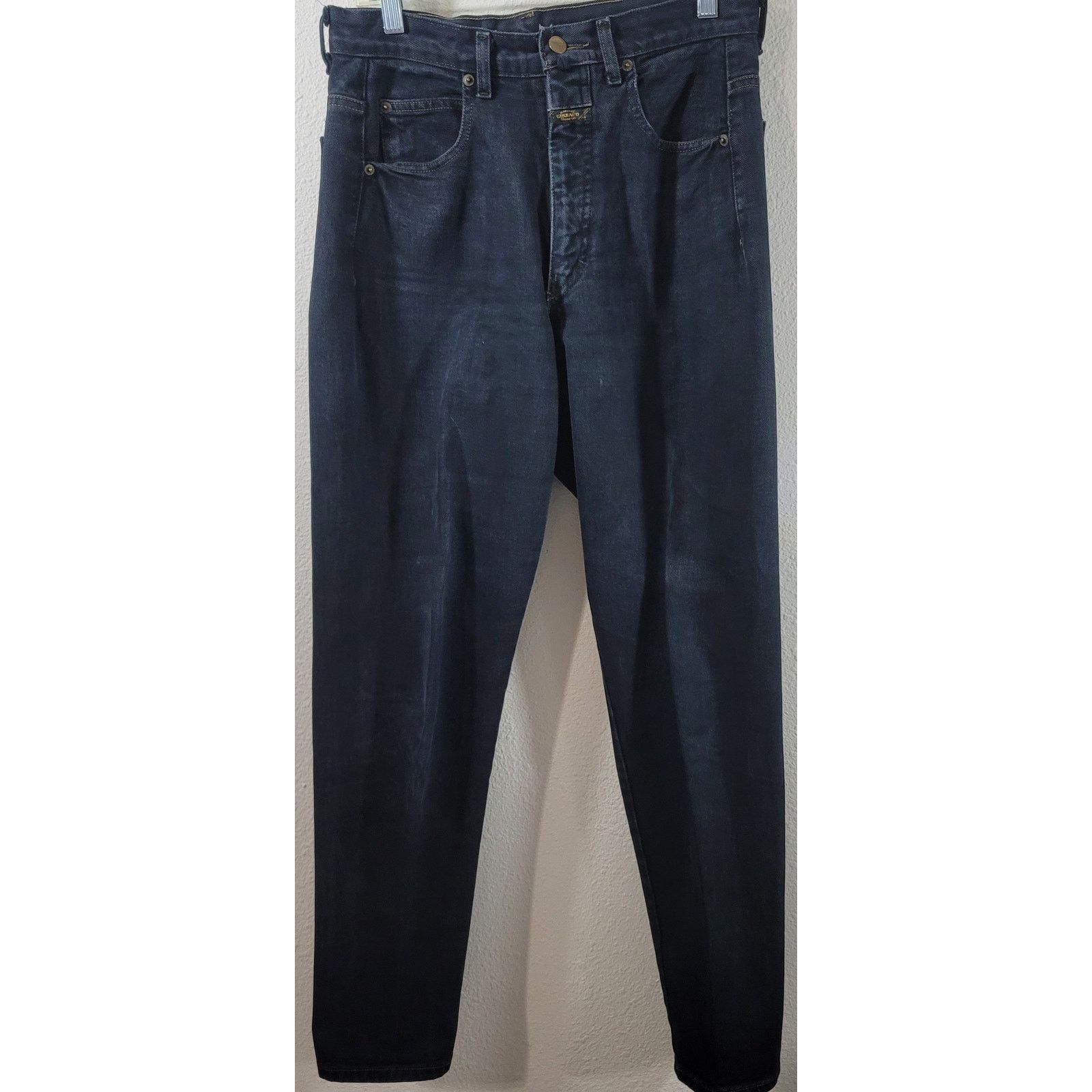Marithe + Francois Girbaud Marithe Francois Girbaud Black Flat Front Jeans 11 Juniors Size 30" / US 8 / IT 44 - 2 Thumbnail