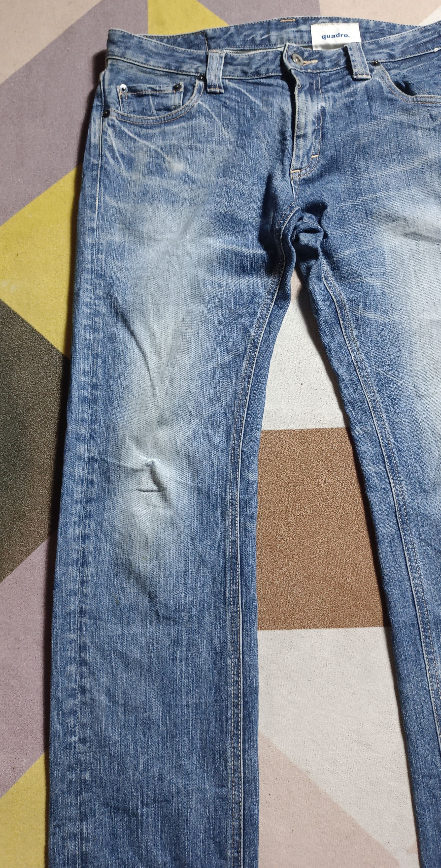 Le Grande Bleu (L.G.B.) Quadro Medio Japan Denim Jeans Size US 32 / EU 48 - 4 Thumbnail