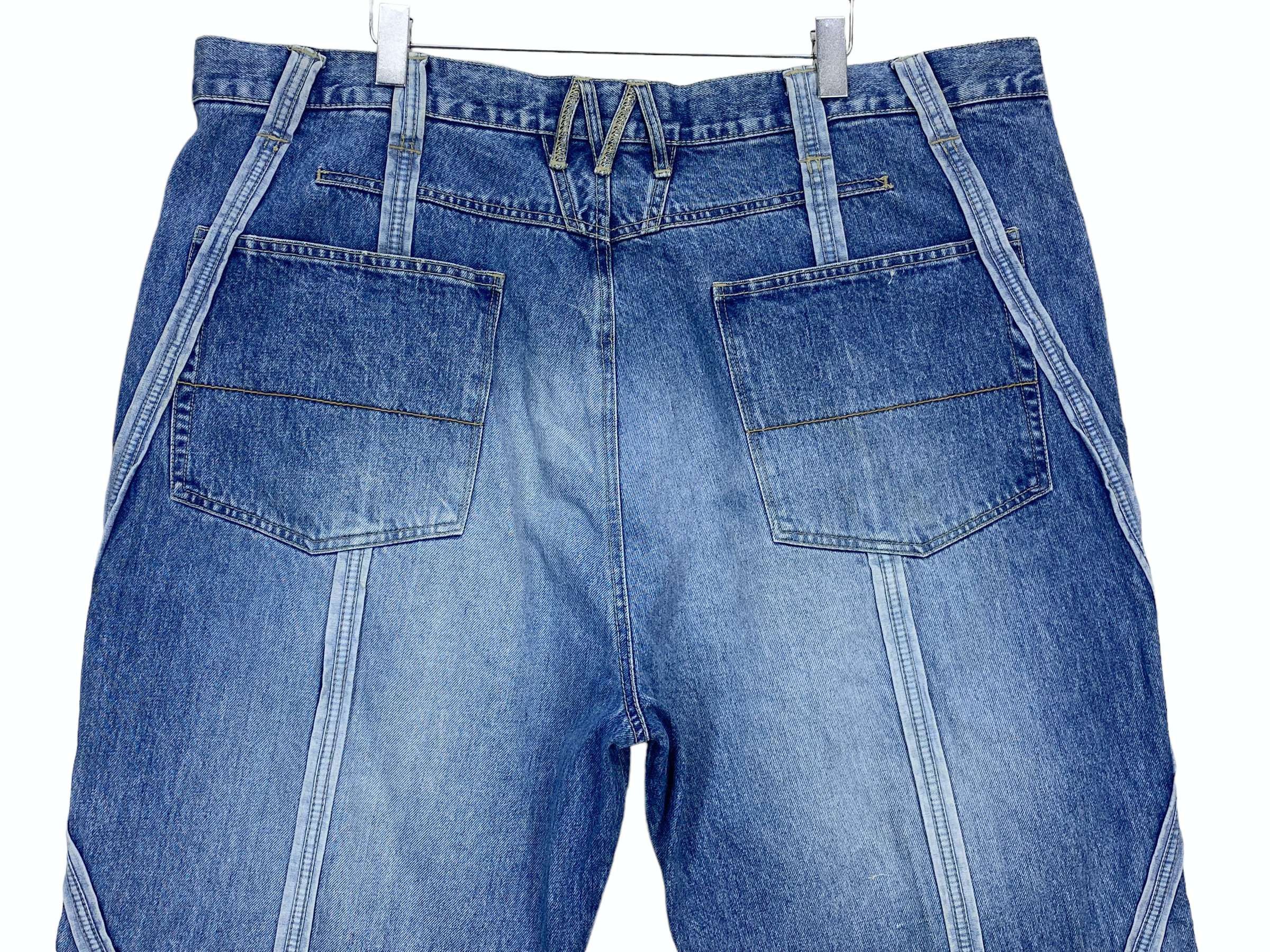 Marithe + Francois Girbaud Girbaud Denim Jeans Girbaud Baggy Big Size Hip Hop Jeans Size US 44 / EU 60 - 6 Thumbnail