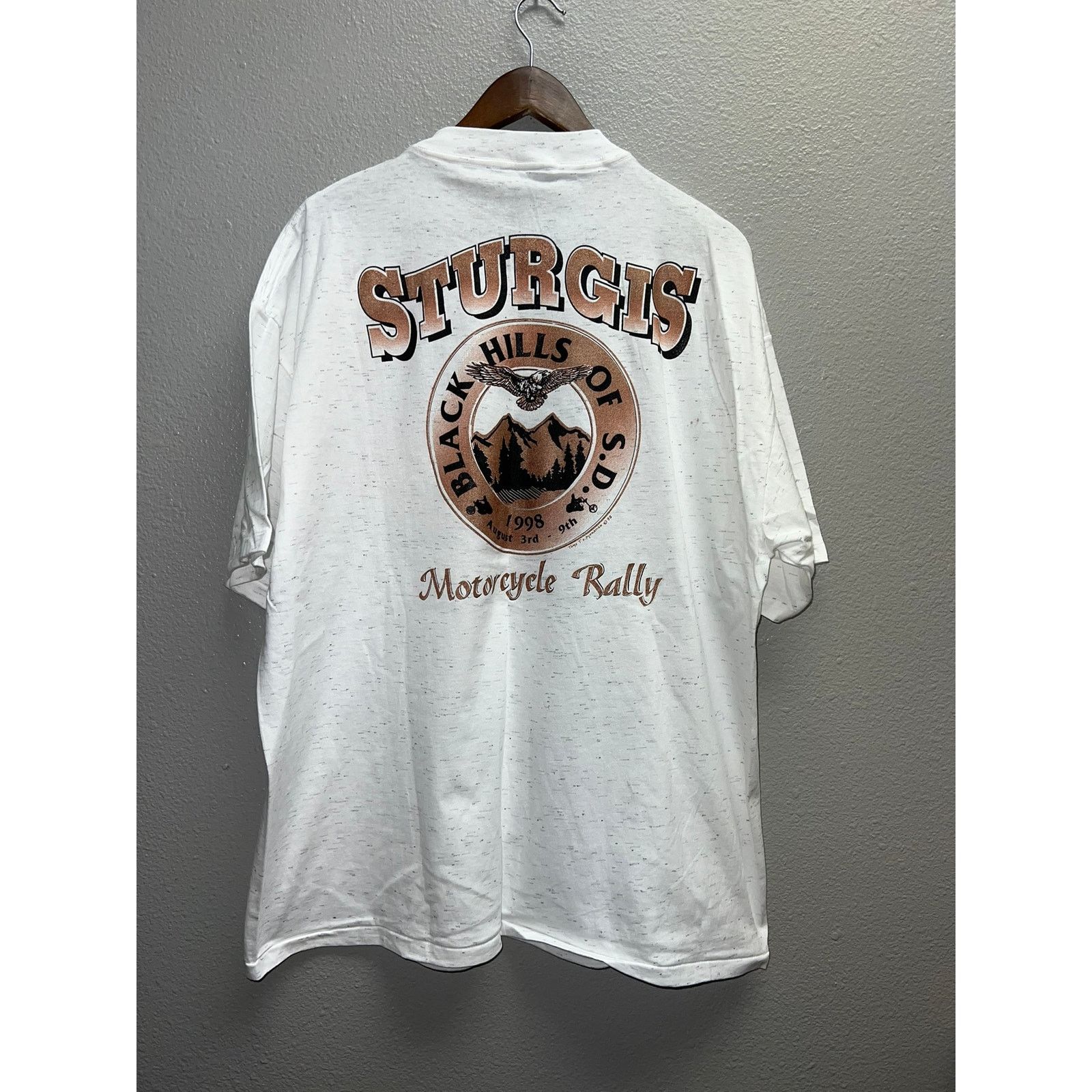 Vintage Vintage Sturgis 1998 Shirt 58th Rally And Races Tee 90s 2XL Size US XXL / EU 58 / 5 - 8 Thumbnail
