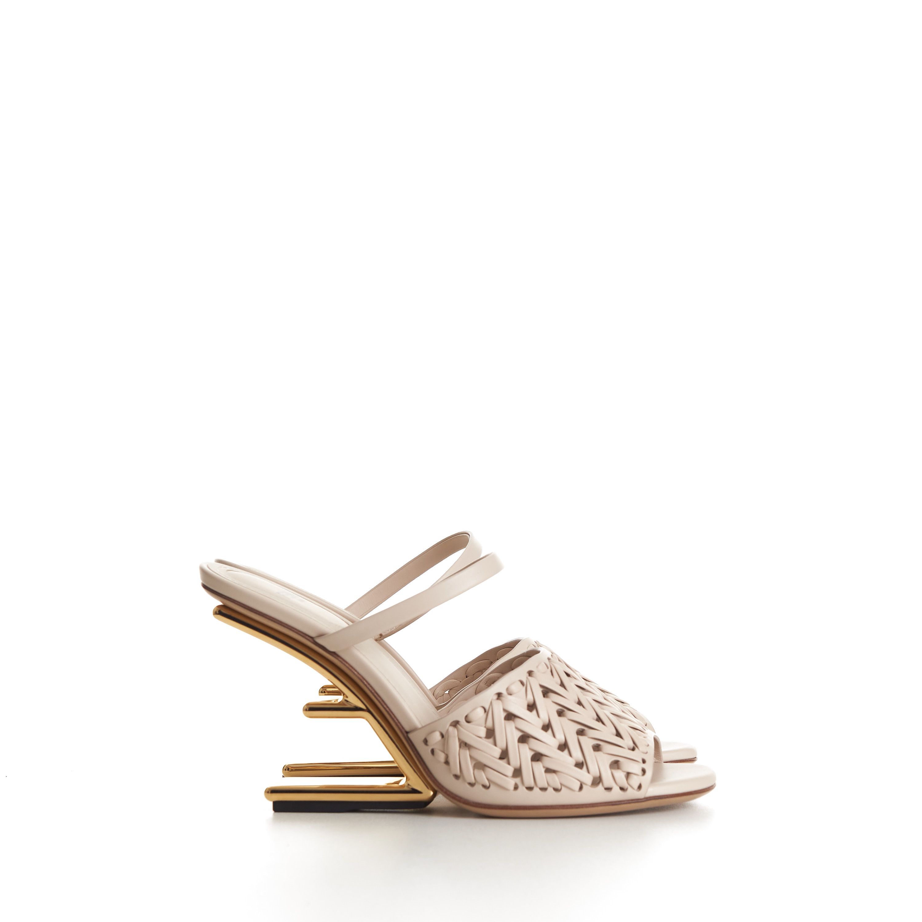 Fendi First Pale Pink Leather High-heeled Sandals Size US 6 / IT 36 - 2 Thumbnail