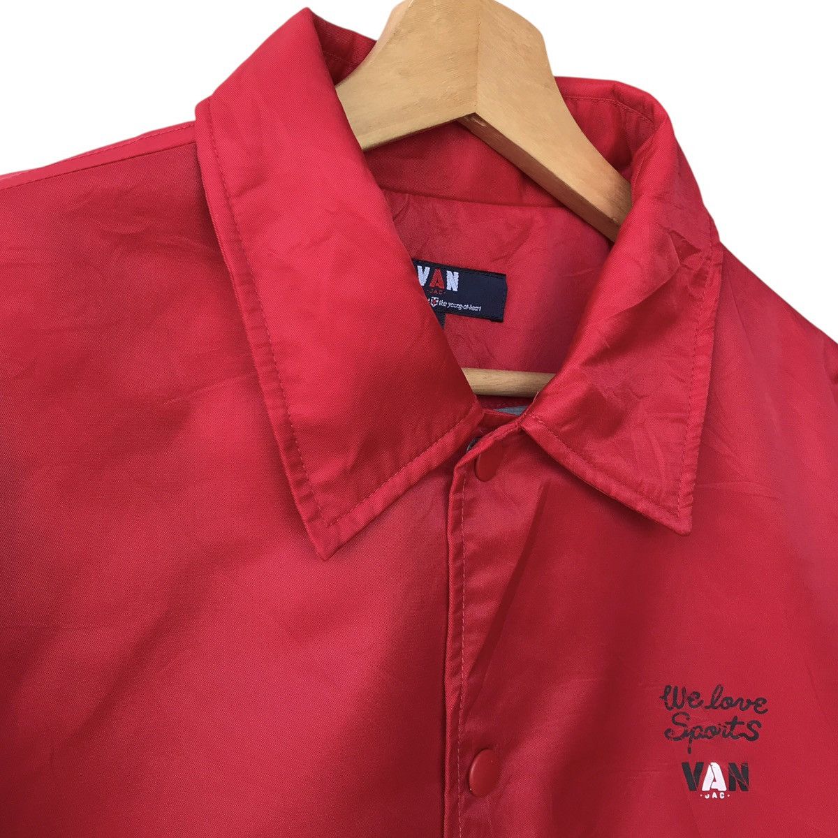 Japanese Brand × Van V.A.N Jac Japan Young At Heart Big Logo Coach Jacket Size US M / EU 48-50 / 2 - 5 Thumbnail