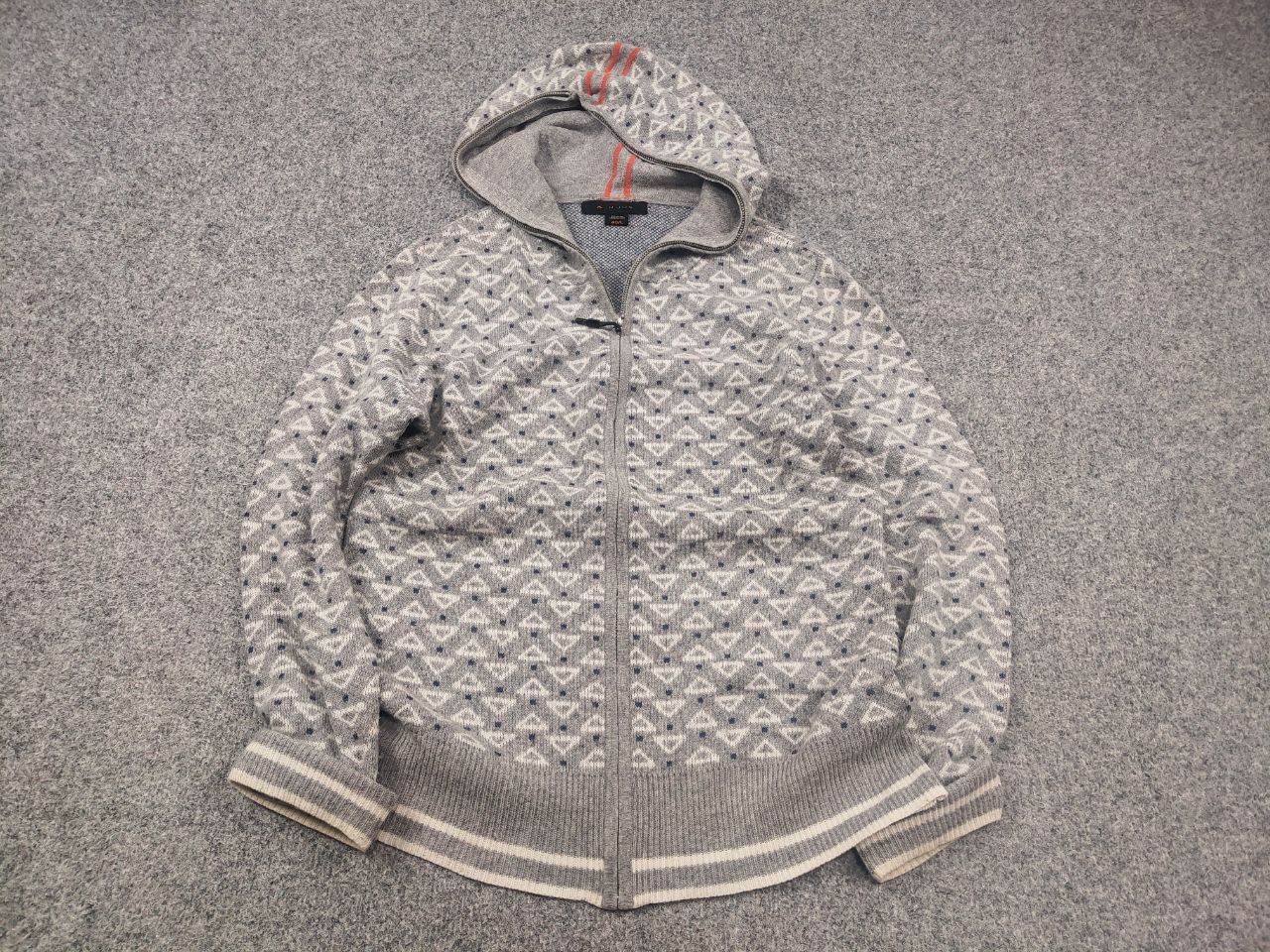 KJUS Kjus Grey sweater full zip wool blend Knit Thermo Hoodie Size L / US 10 / IT 46 - 2 Thumbnail