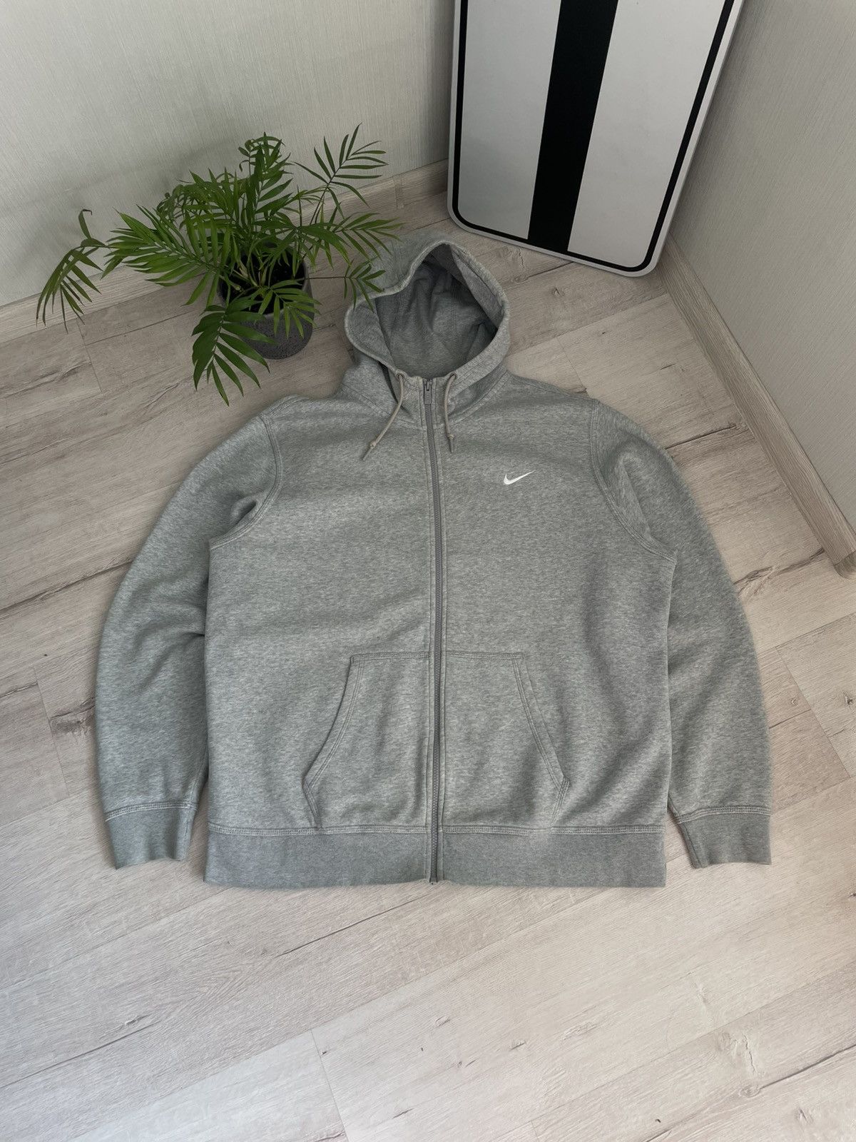 20471120 × Nike Vintage Nike Zip Hoodie Swoosh Blue Tag Casual Hypebeast Y2k Size US XXL / EU 58 / 5 - 3 Thumbnail