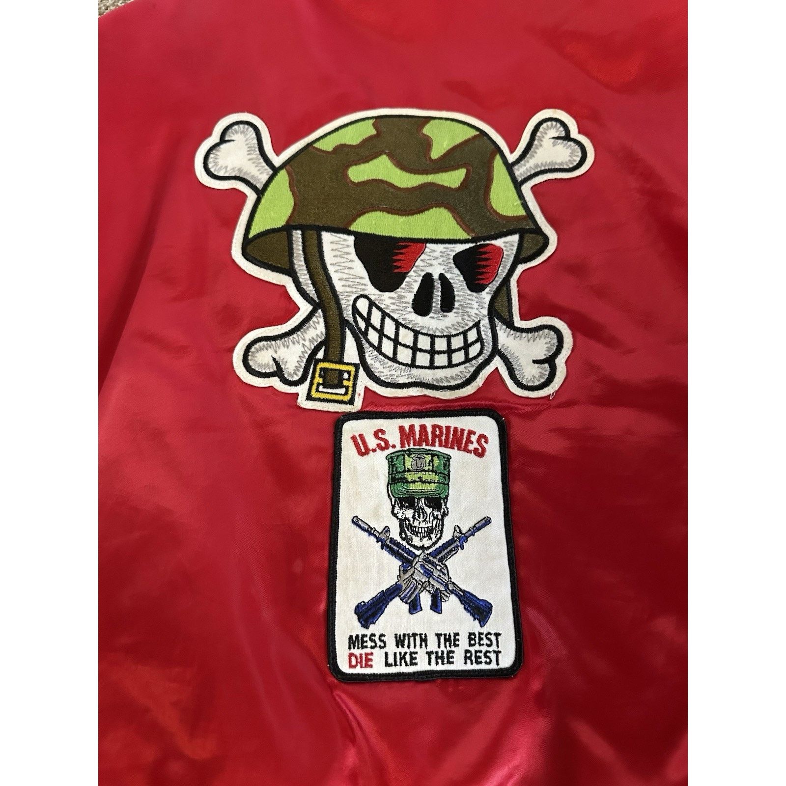 Swingster Vintage Swingster Jacket Mens XL Red Satin Bomber USA Size US XL / EU 56 / 4 - 12 Thumbnail