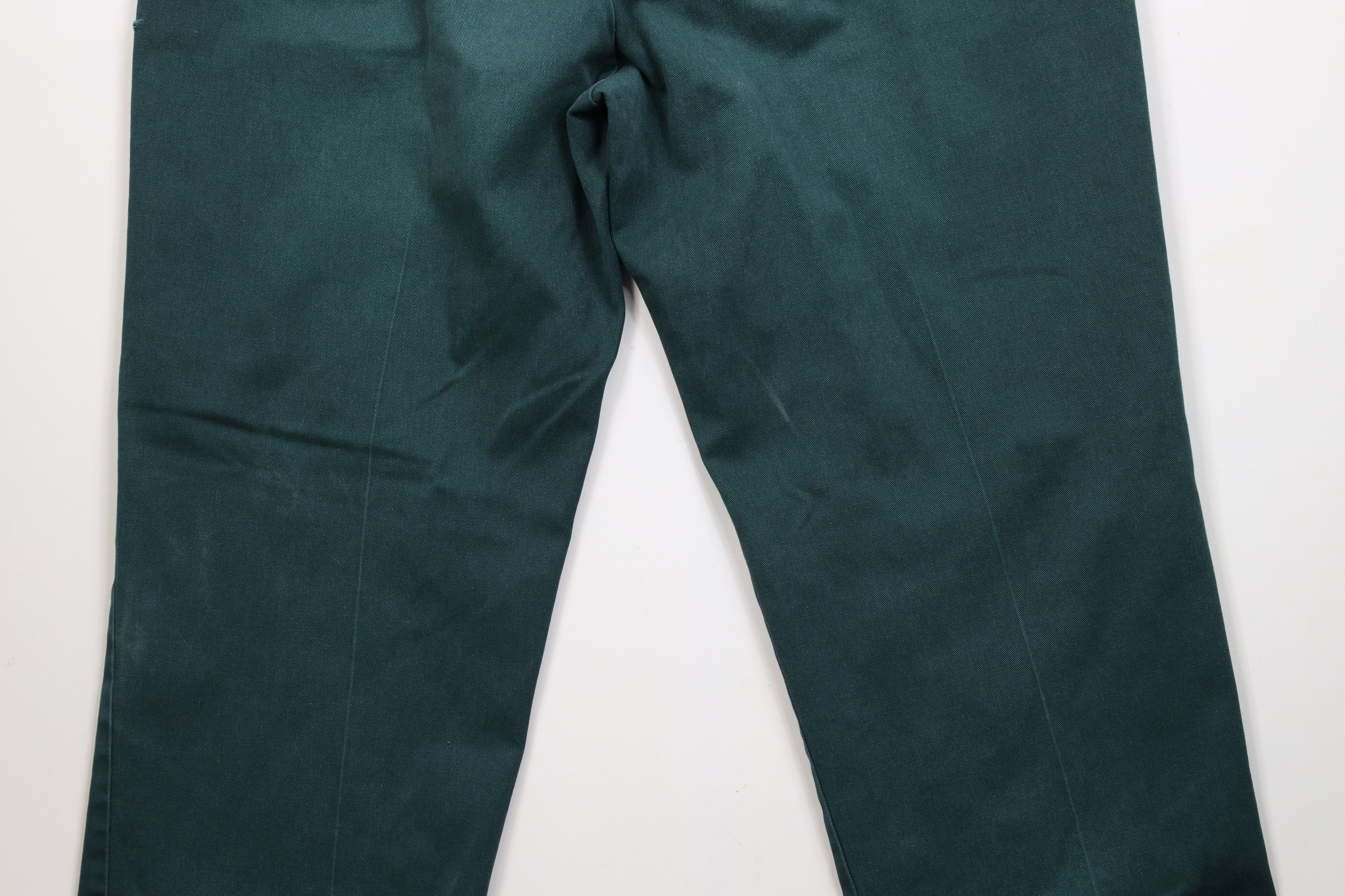 Dickies × Vintage Vintage Dickies Spell Out Wide Leg Workwear Pants Green Size US 42 / EU 58 - 13 Thumbnail