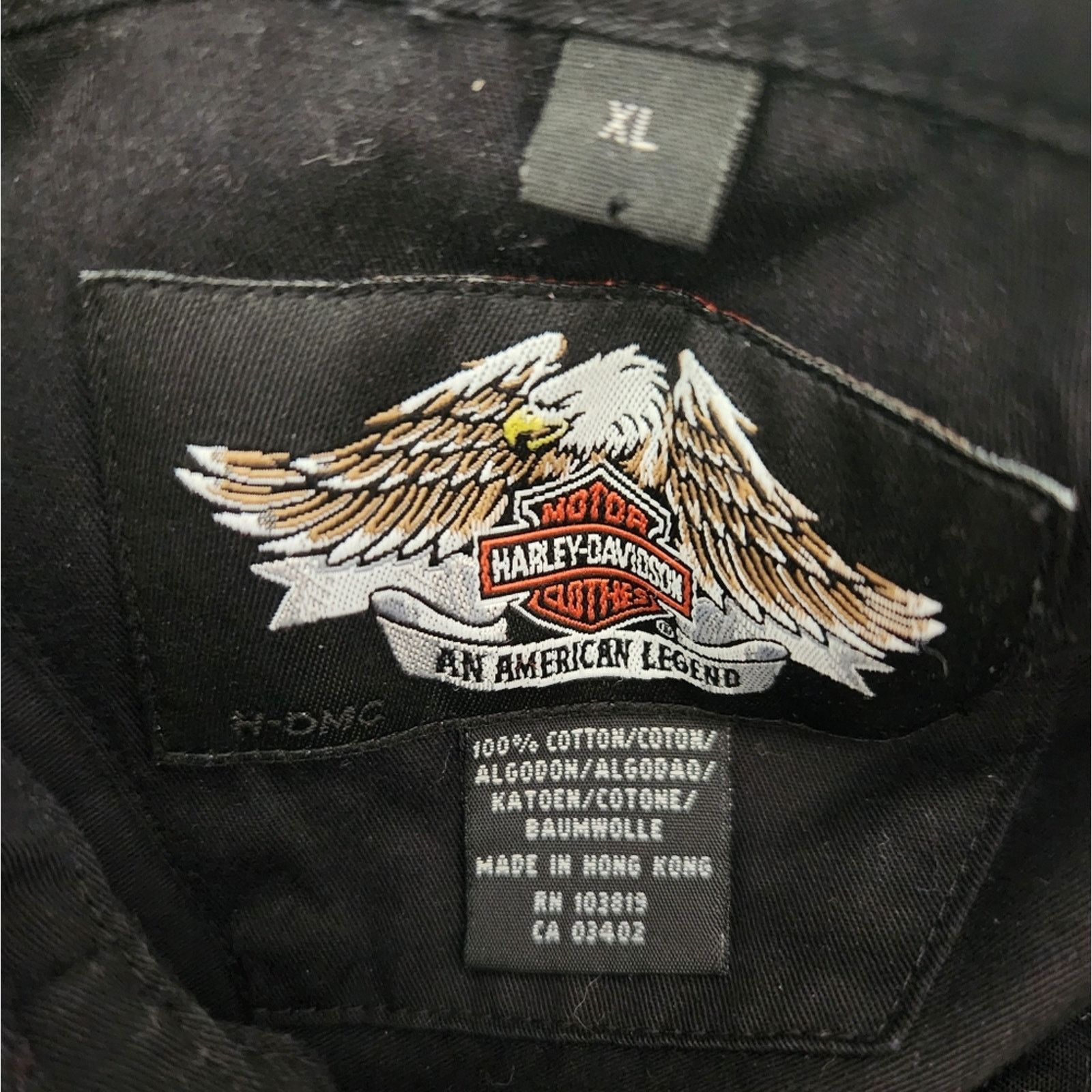 Harley Davidson Harley Davidson mens button down shirt XL Size US XL / EU 56 / 4 - 6 Thumbnail
