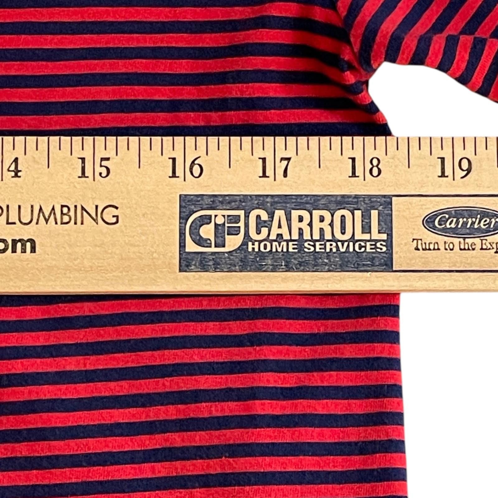 Polo Ralph Lauren Polo Ralph Lauren Boys XL 18-20 Red Blue Striped V-Neck Tee Size US XL / EU 56 / 4 - 6 Thumbnail