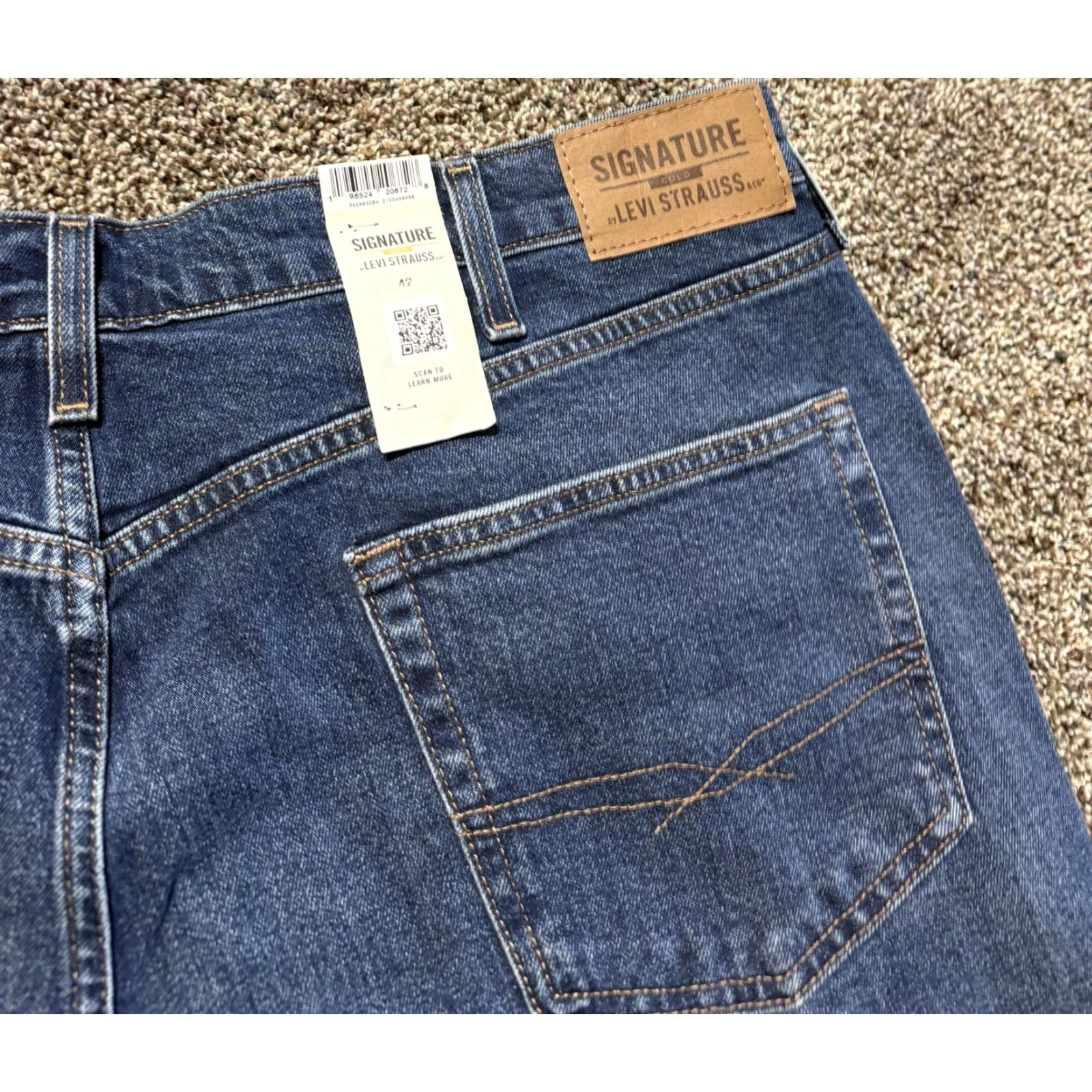 Levi's Levi's Mens Shorts 42 Blue Denim Inseam 11" Lot Of 2 NEW TAGS Chino Regular Relaxed Fit Pants Men Blues Sketch Not Required Size US 42 / EU 58 - 3 Thumbnail