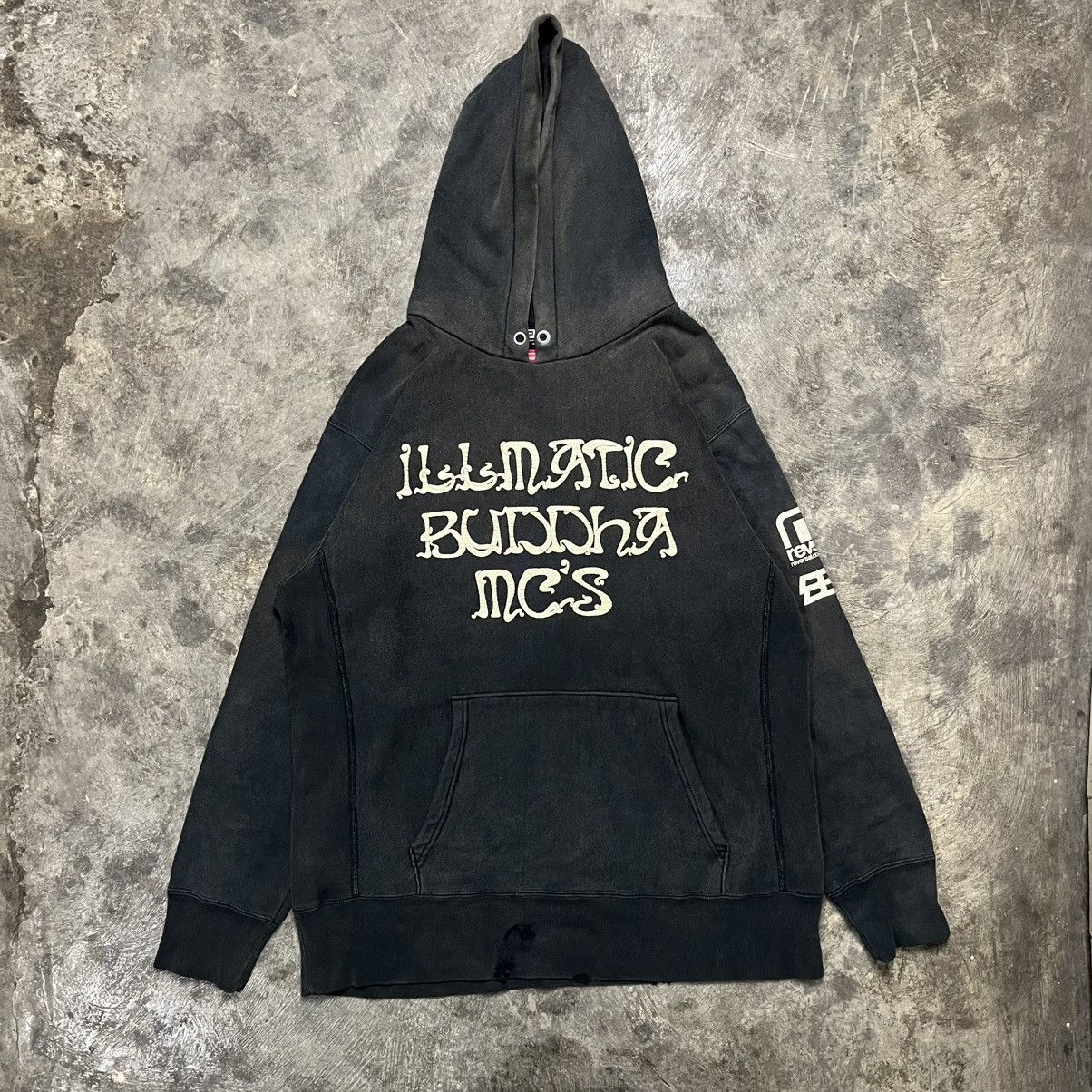 Japanese Brand hoodie illimatics Buddha mcs x reversal Size US L / EU 52-54 / 3 - 1 Thumbnail