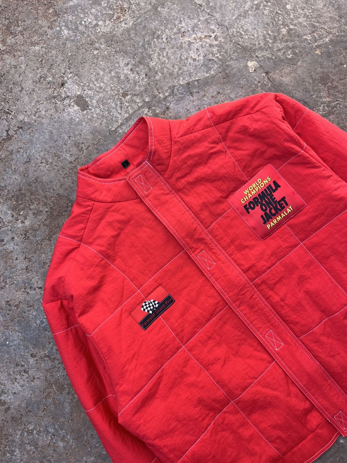 Formula 1 Vintage Parmalat F1 Racing Jacket – L Cropped Size US L / EU 52-54 / 3 - 2 Thumbnail
