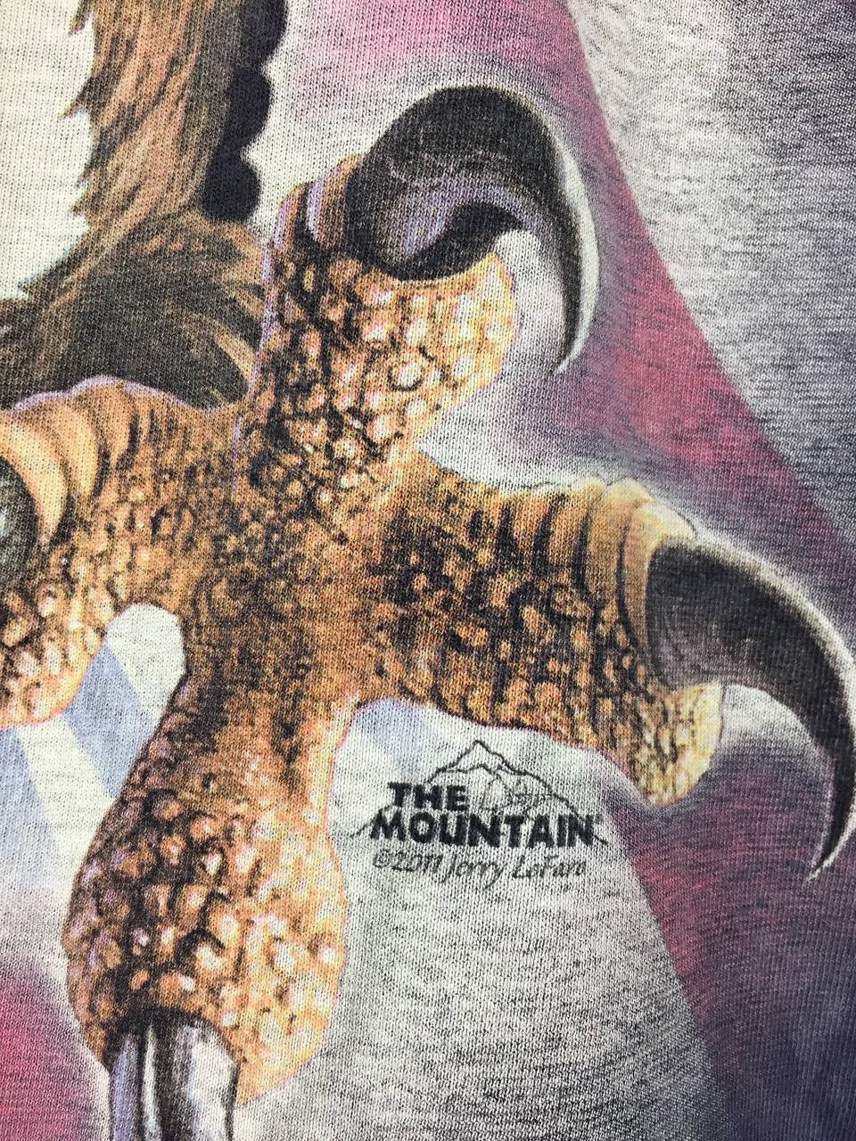 The Mountain Vtg The Mountain Swooping Bald Eagle Jerry Lofaro Art Tee Size US XL / EU 56 / 4 - 6 Thumbnail
