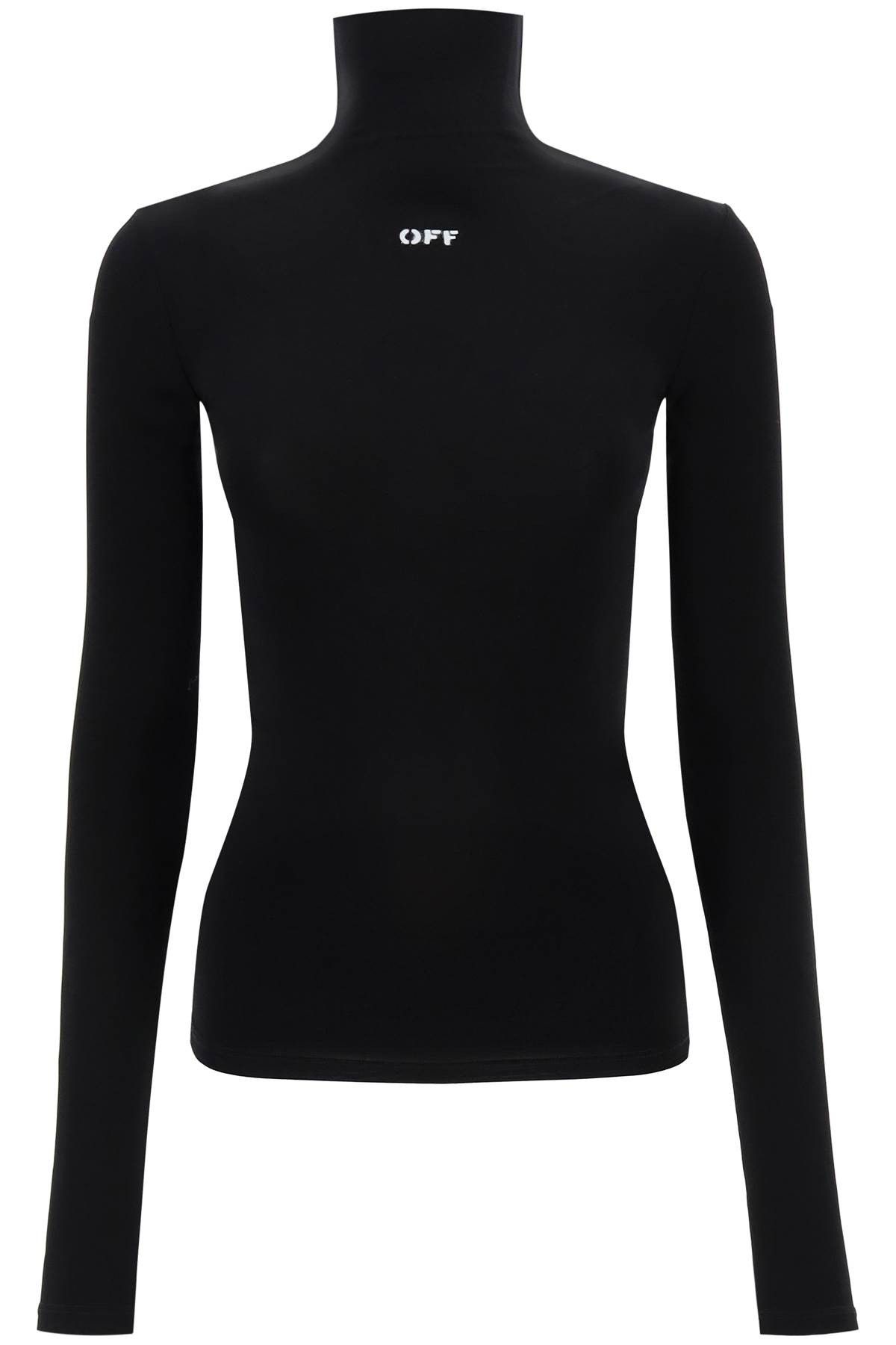 Off-White OFF-WHITE Second Skin Long Sleeve Turtleneck Top Size XS / US 0-2 / IT 36-38 - 1 Thumbnail