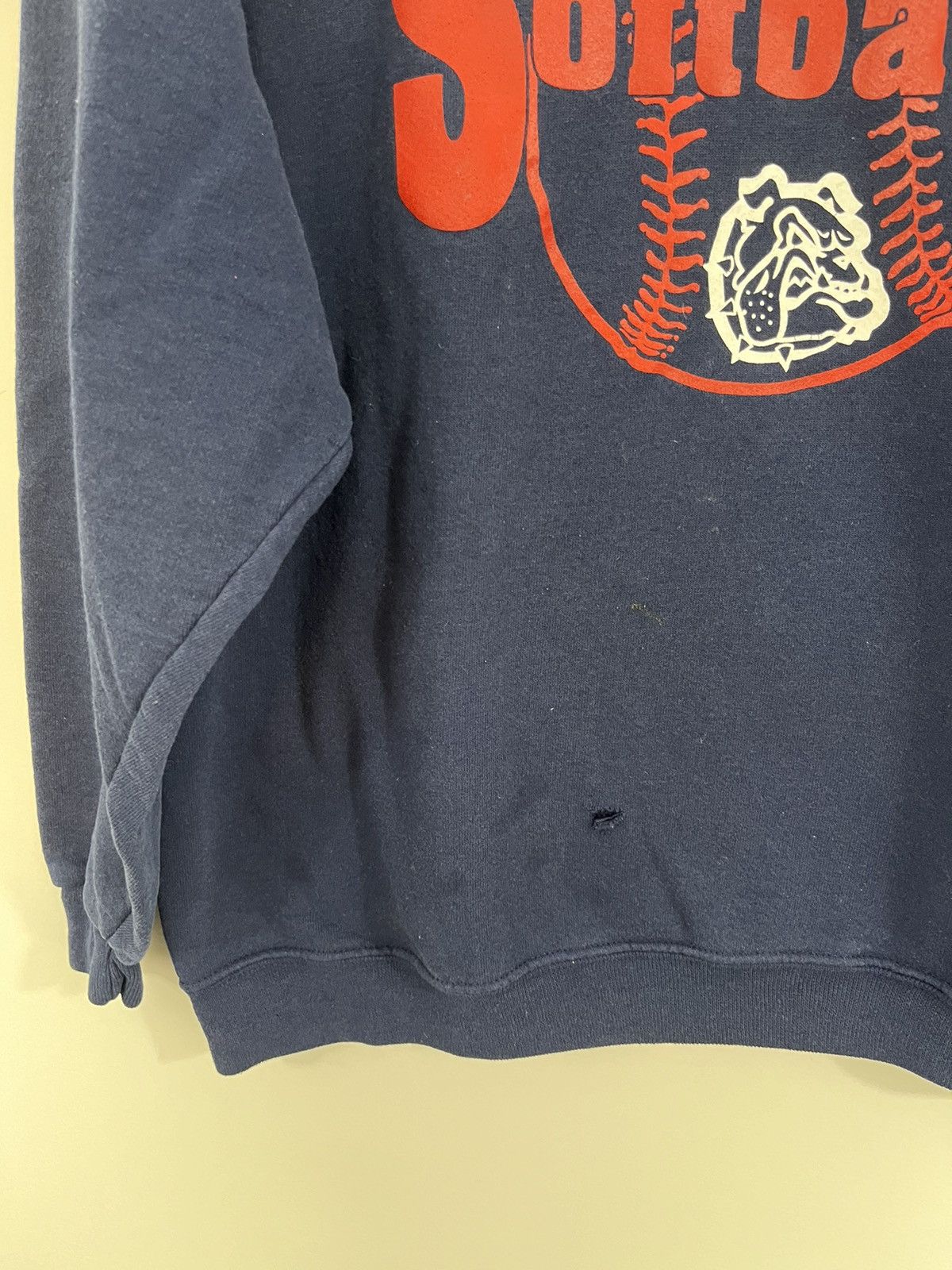 Vintage ROMEO Faded Navy Crewneck Sports Sweatshirt Size US L / EU 52-54 / 3 - 5 Thumbnail