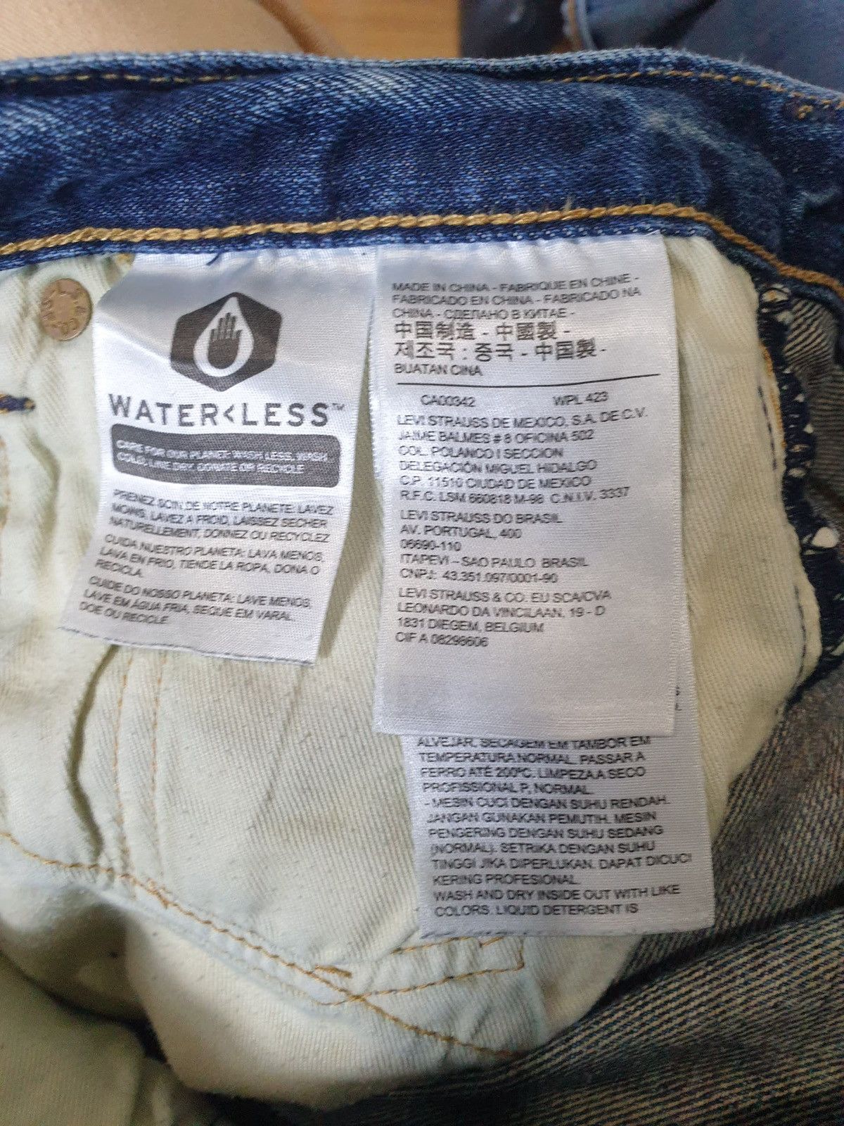 Levi's Levis 501 Big E Distressed Grunge Rock Distressed Jeans Size US 30 / EU 46 - 9 Thumbnail