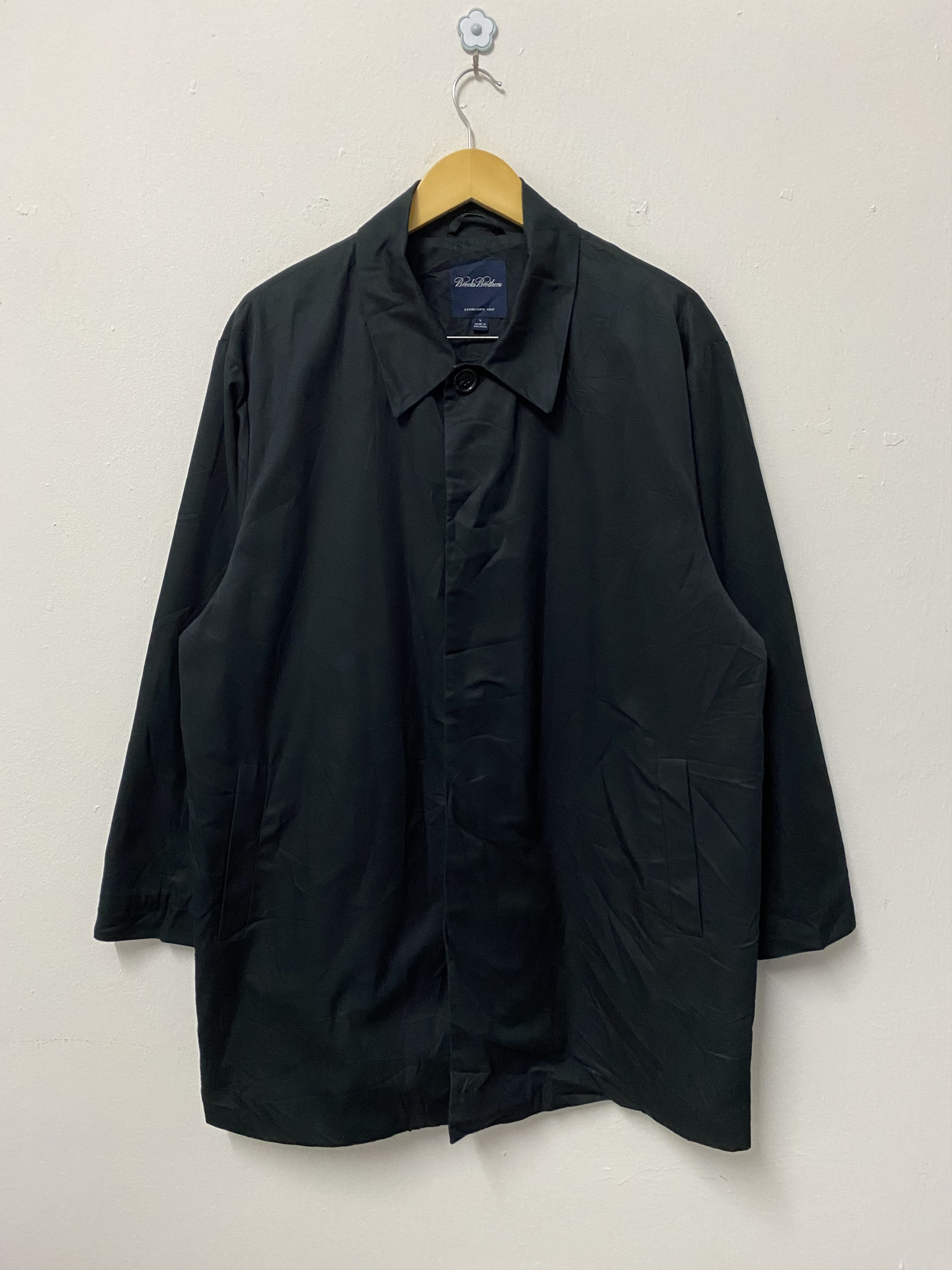 Brooks Brothers Brooks Brothers Minimalist Trench Coat Jacket Size Large Size US L / EU 52-54 / 3 - 1 Thumbnail