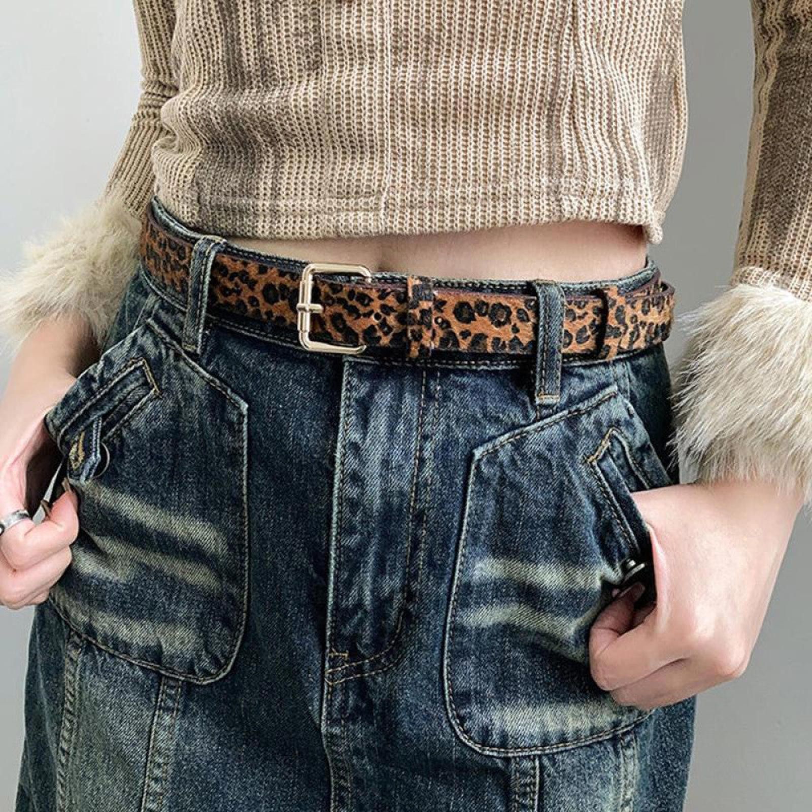 Japanese Brand y2k Cheetah Print Belt Size ONE SIZE - 2 Thumbnail