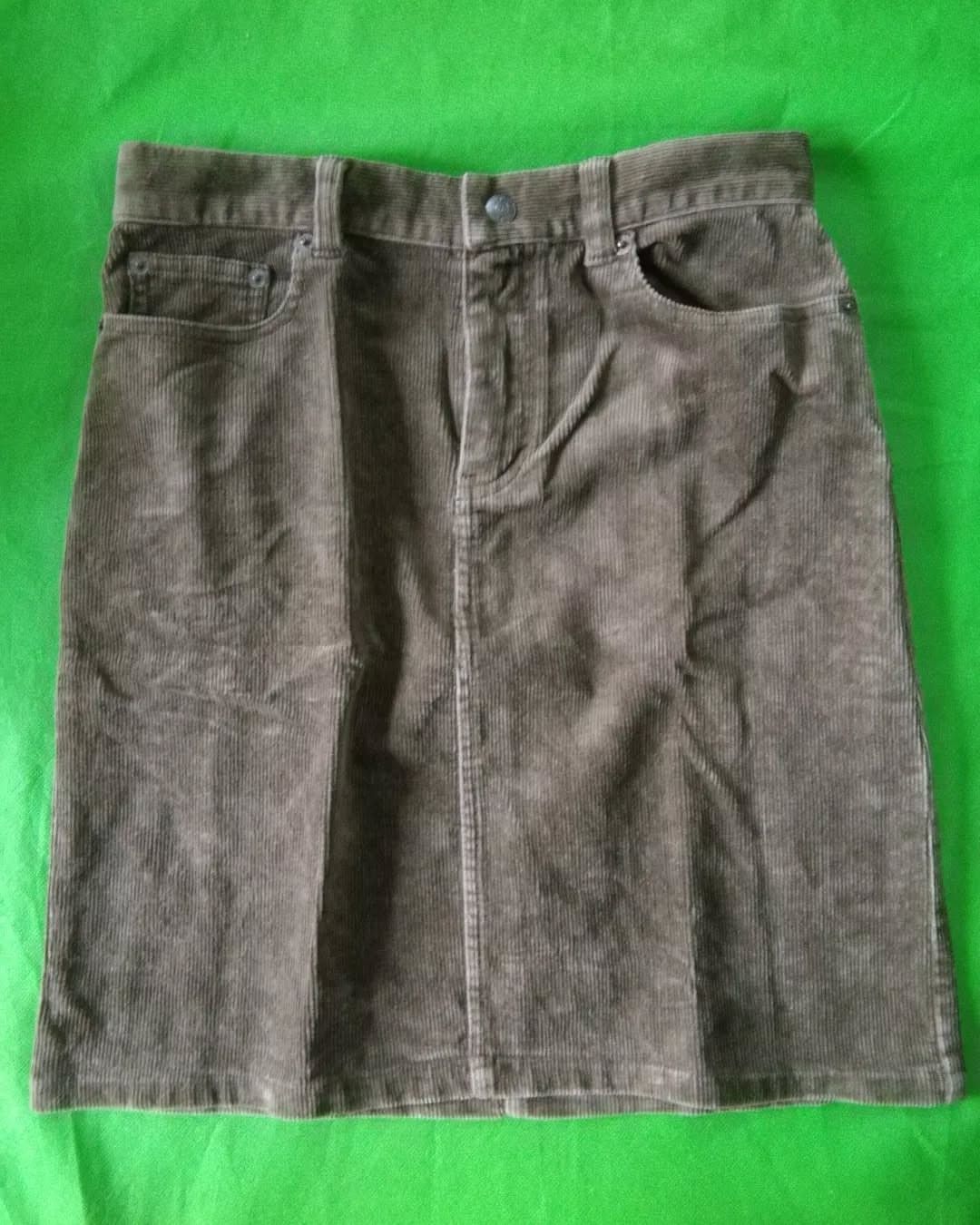 Polo Ralph Lauren 2000s Polo Jeans Company Ralph Lauren Corduroy Skirt Y2K Size 27" / US 4 / IT 40 - 2 Thumbnail