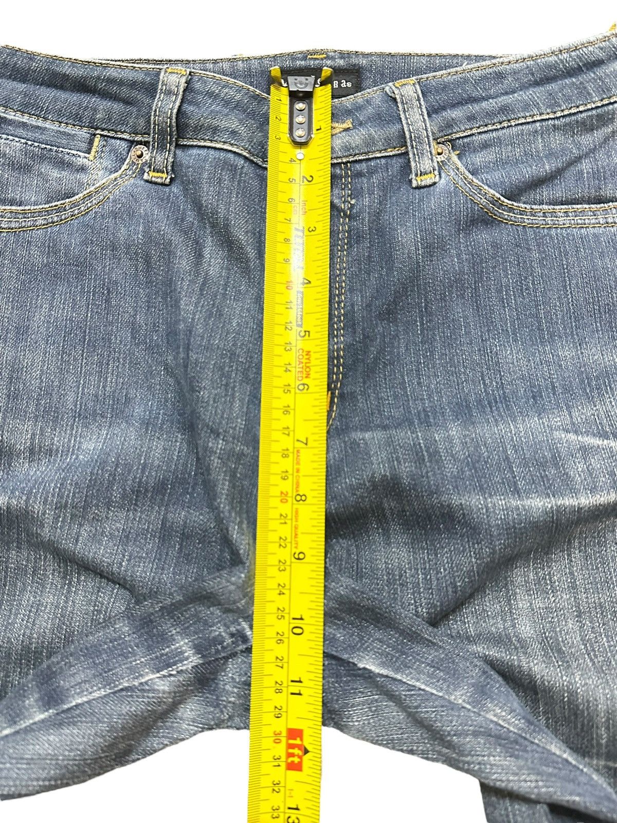 Japanese Brand Vintage Japanese Brand Blue Faded Wash Whiskers Bootcut Jean Size US 28 / EU 44 - 12 Thumbnail