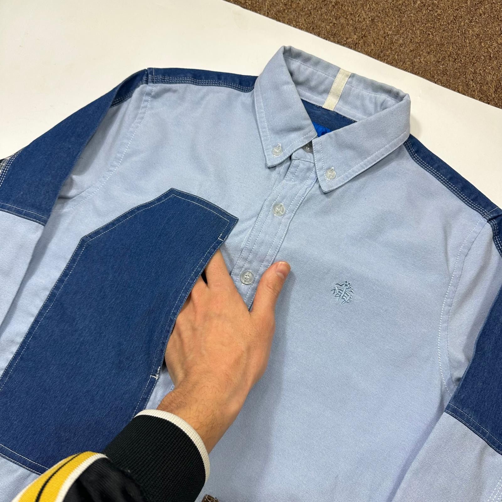 Junya Watanabe Junya Watanabe Brooks Brothers 2005 Patchwork Cargo Shirt S Size US S / EU 44-46 / 1 - 2 Thumbnail