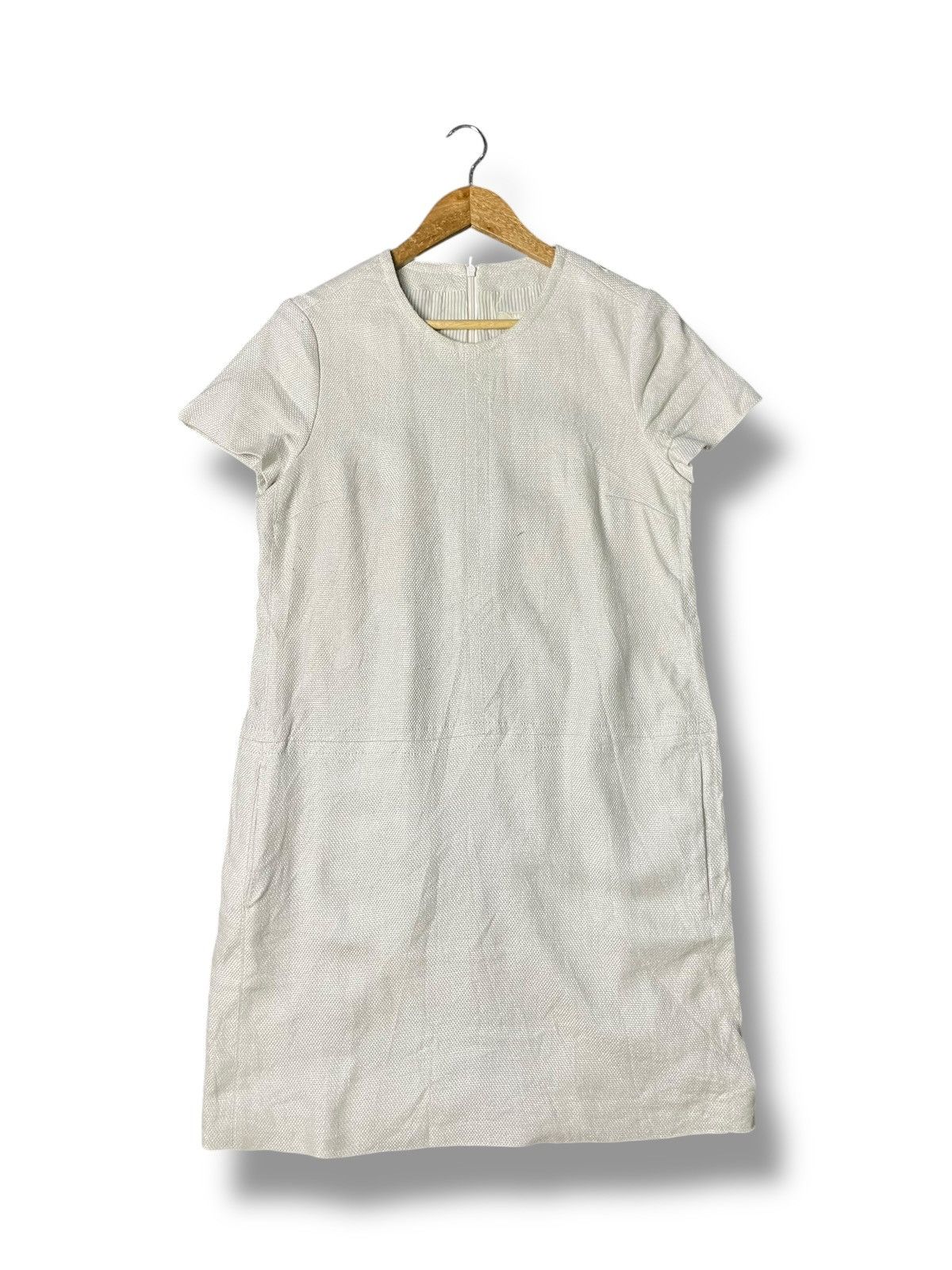 Japanese Brand × Max Mara × Vintage Max Mara Brand Linen Dress (71) Size S / US 4 / IT 40 - 1 Thumbnail