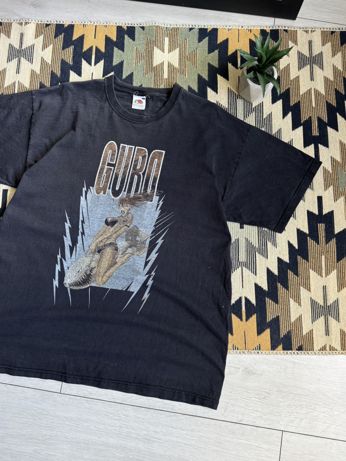 Anime Vintage Gura Terminate Anime Merch Tee Size US L / EU 52-54 / 3 - 4 Thumbnail