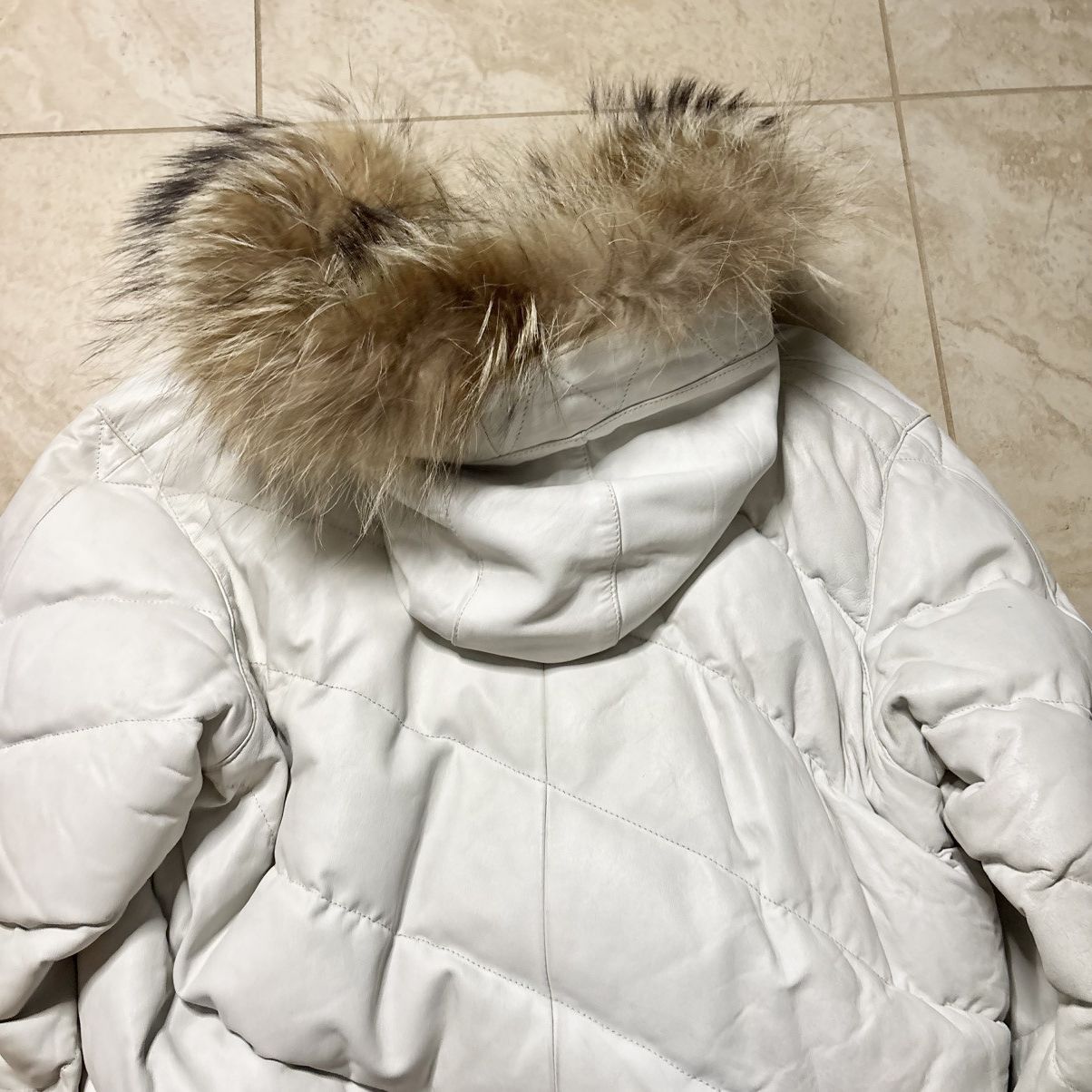 Pelle Pelle 2000s Baby Phat Raccoon Fur Leather Jacket mens xl Size US XL / EU 56 / 4 - 12 Thumbnail