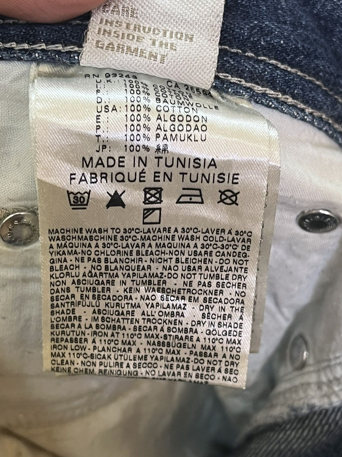 Diesel × Diesel Black Gold Vintage Diesel Larkee Mudwash Faded Denim Size US 35 - 10 Thumbnail