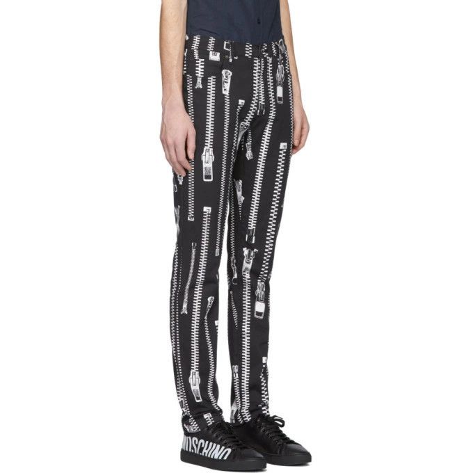 Moschino o1y0225 Jogger & Sweatpant in Black/White Size US 28 / EU 44 - 2 Thumbnail