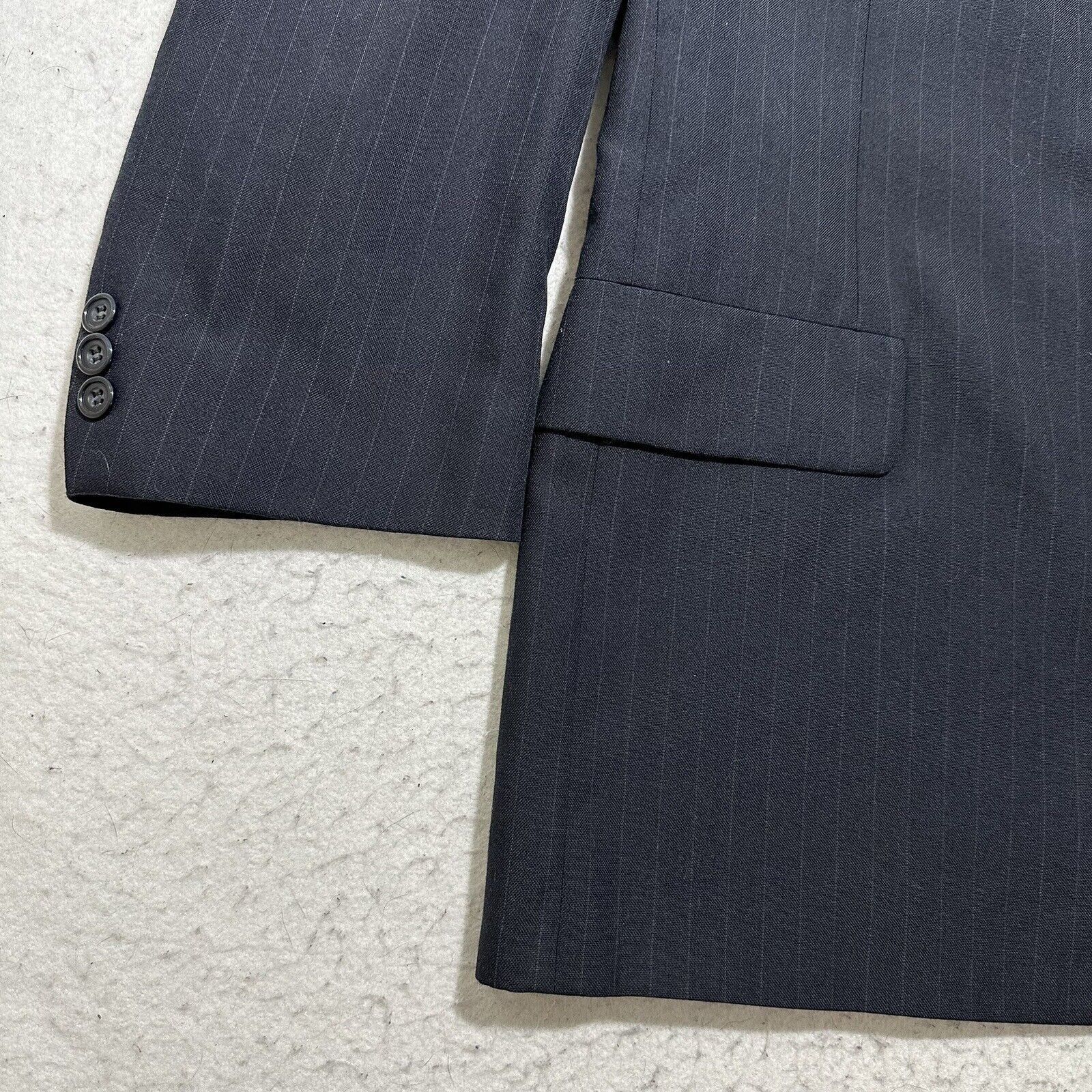 Other Vintage Kuppenheimer 50R Blue Pinstripe Suit Jacket Blazer Size 50R - 5 Thumbnail