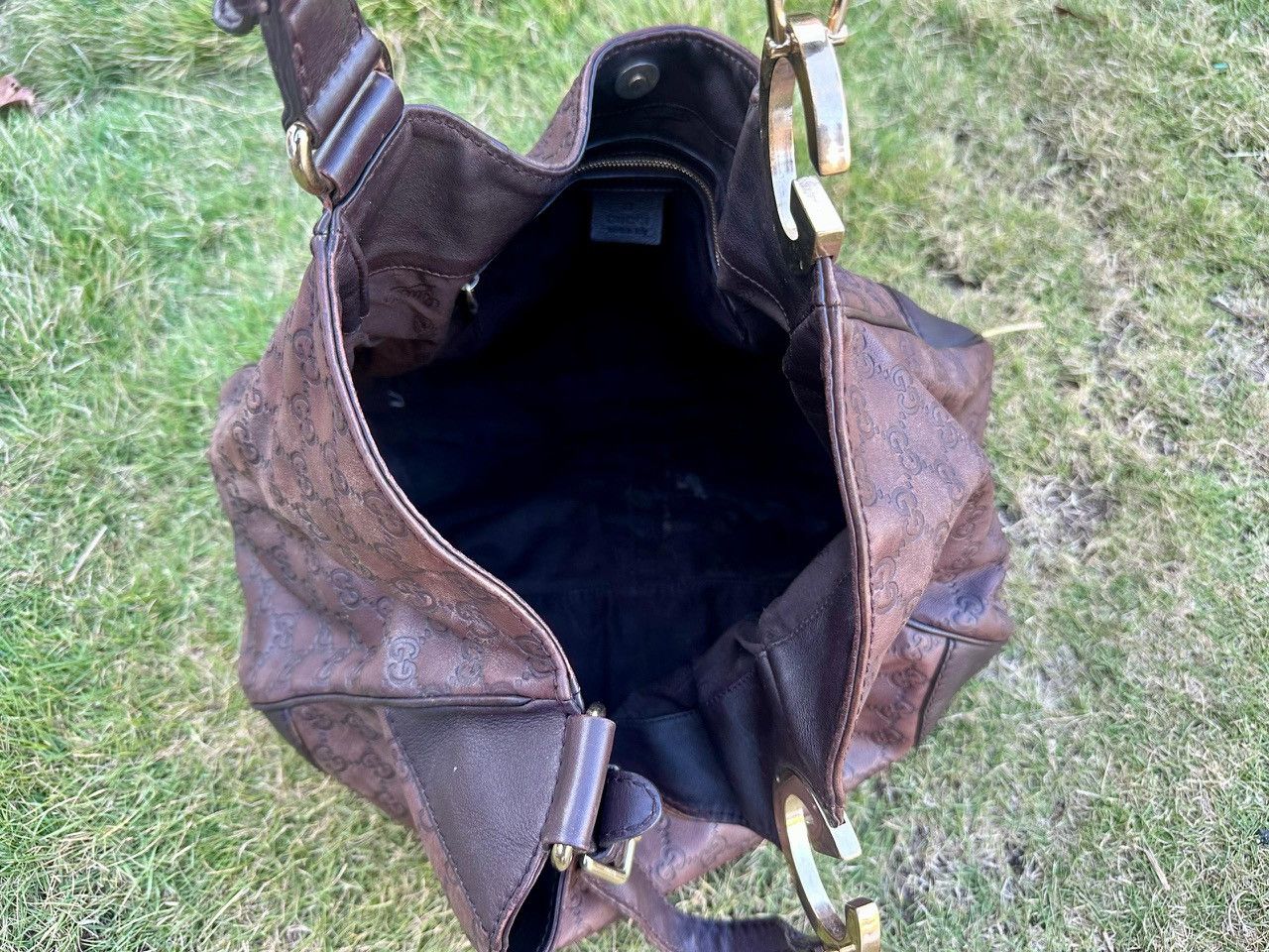 Gucci Authentic Gucci Guccisima Leather Charlotte Tote Bag Size ONE SIZE - 6 Thumbnail