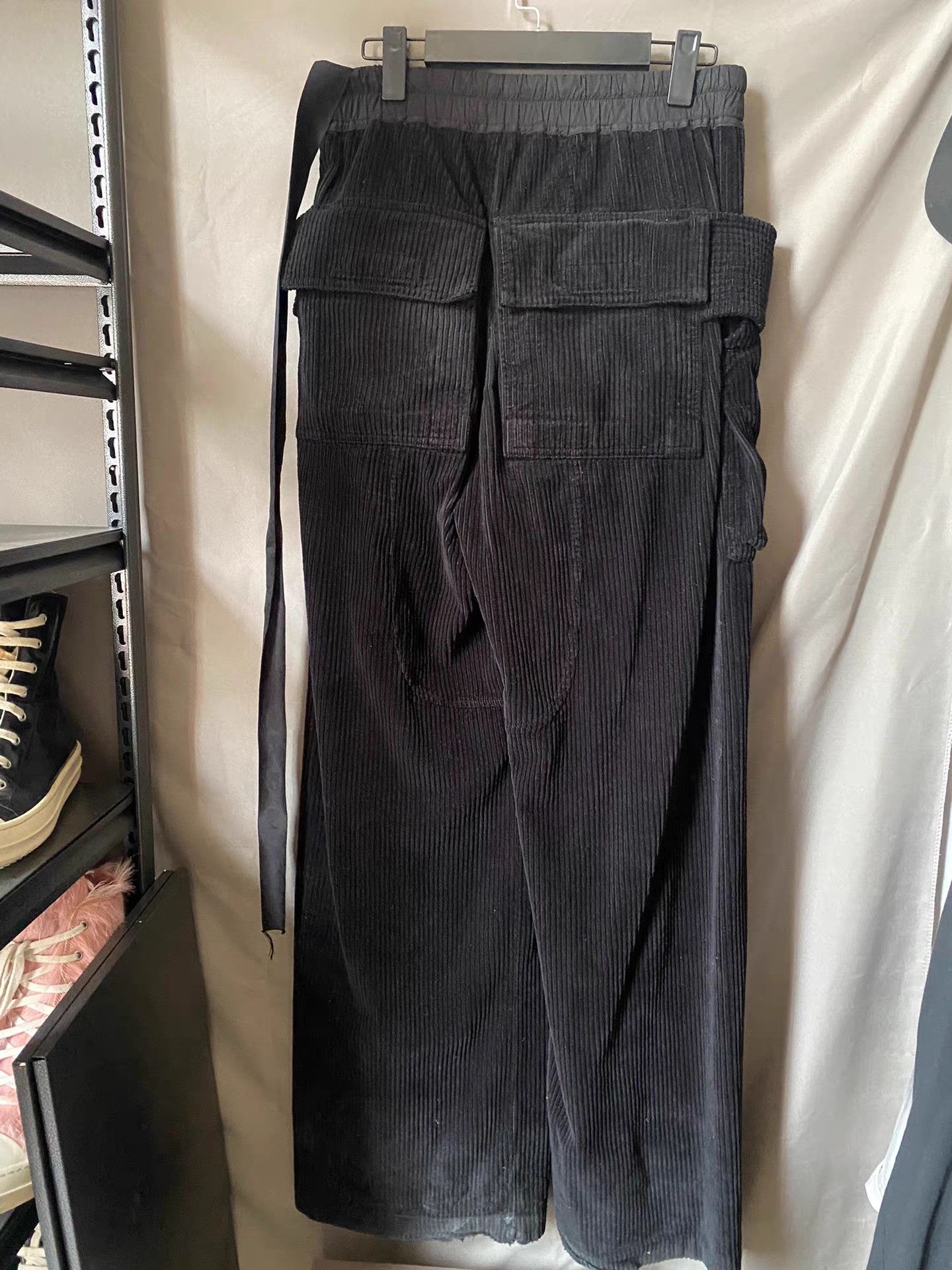 Rick Owens Rick Owens Double Hoop Wide-Leg Pants Size US 29 - 2 Thumbnail