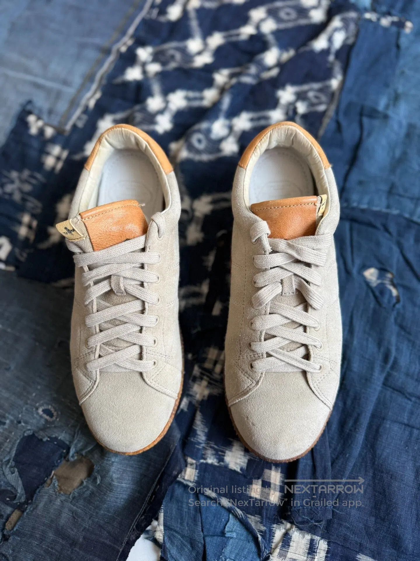 Visvim visvim foley folk sneakers in orange. Size US 11 / EU 44 - 5 Thumbnail